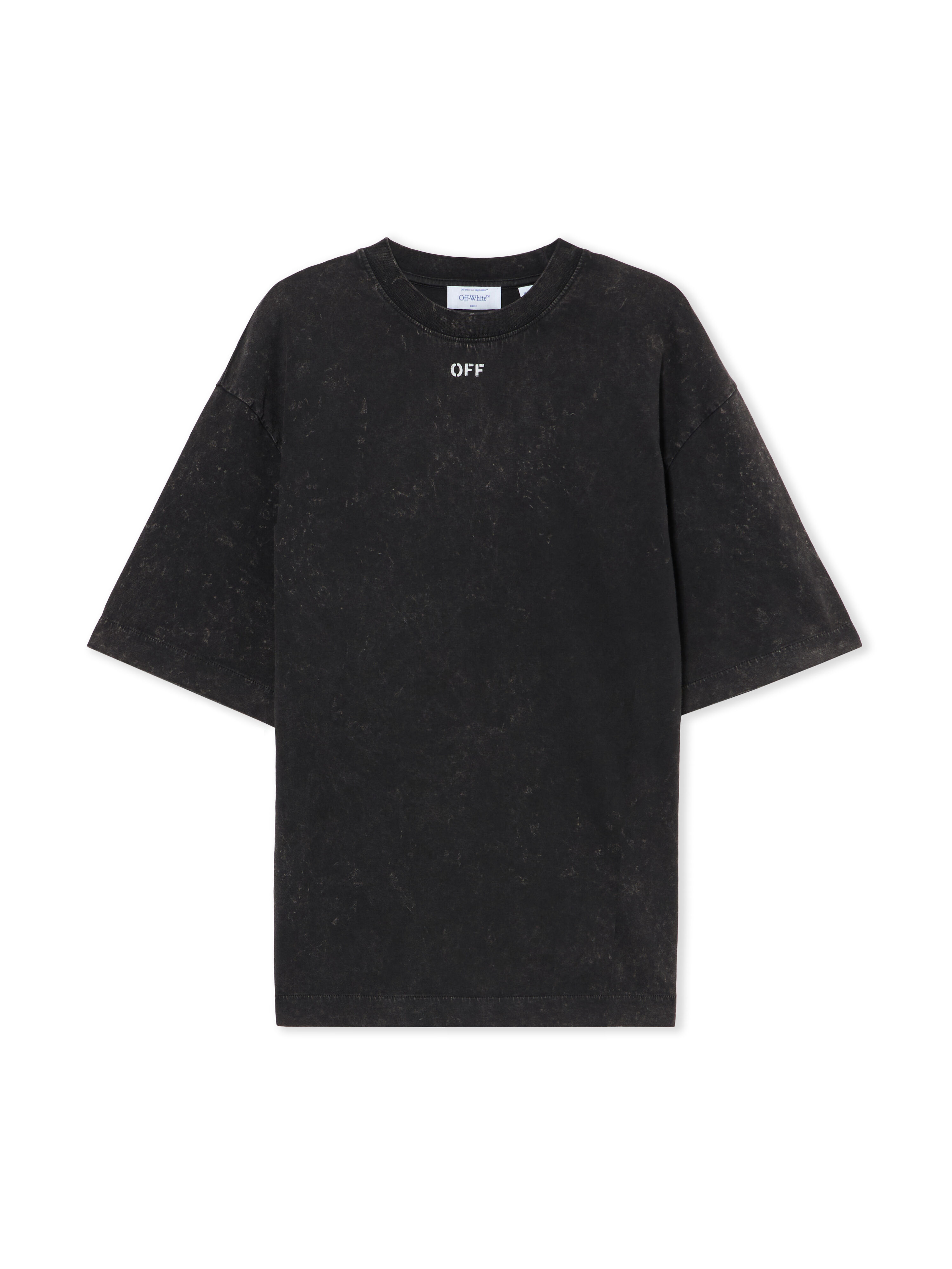 OFF WHITE Arrow Confetti Skate T-shirt Marble Black-White 2AA134S26JER001