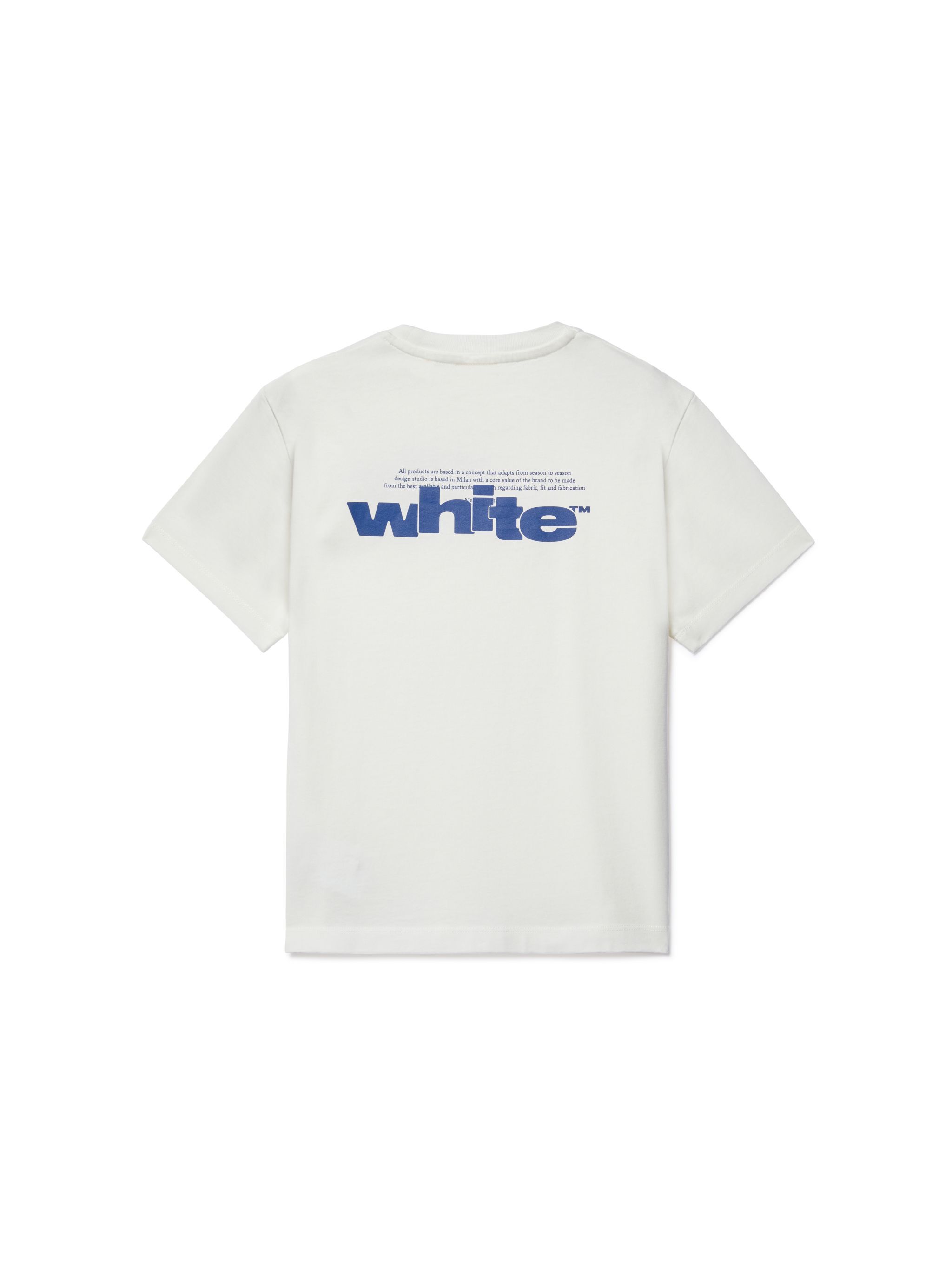 OFF WHITE Off Split T-Shirt WHITE OBAA002S25JER002