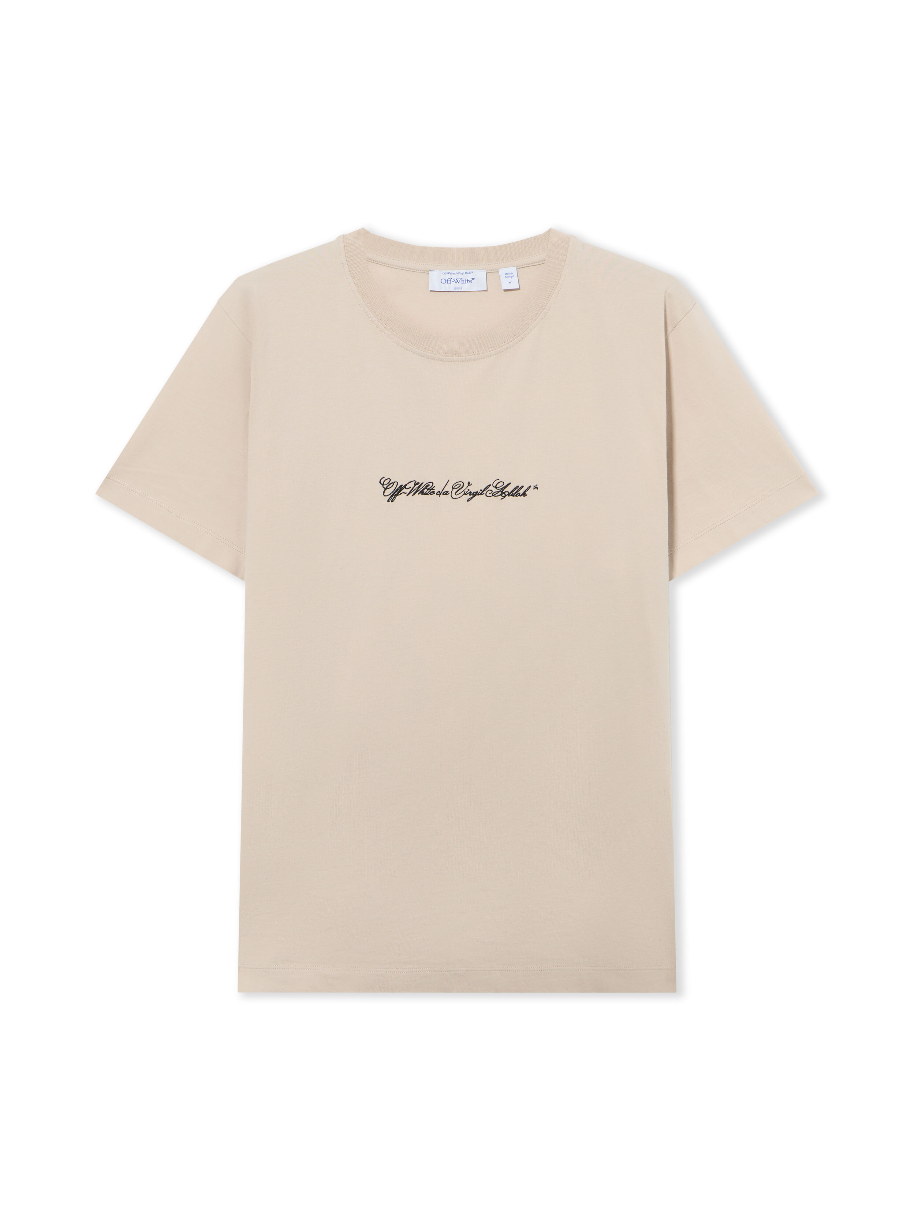 Script Arrow Slim T-shirt OFF WHITE Script Arrow Slim T-shirt PUMICE STONE 44MAA027S26J002
