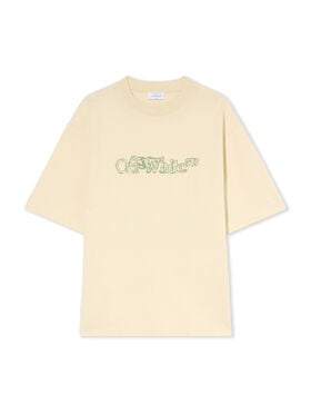 OFF WHITE Cloudy Arrow Skate Logo Tee FROZEN DEW - ALFAALFA OMAA120F25JER00G