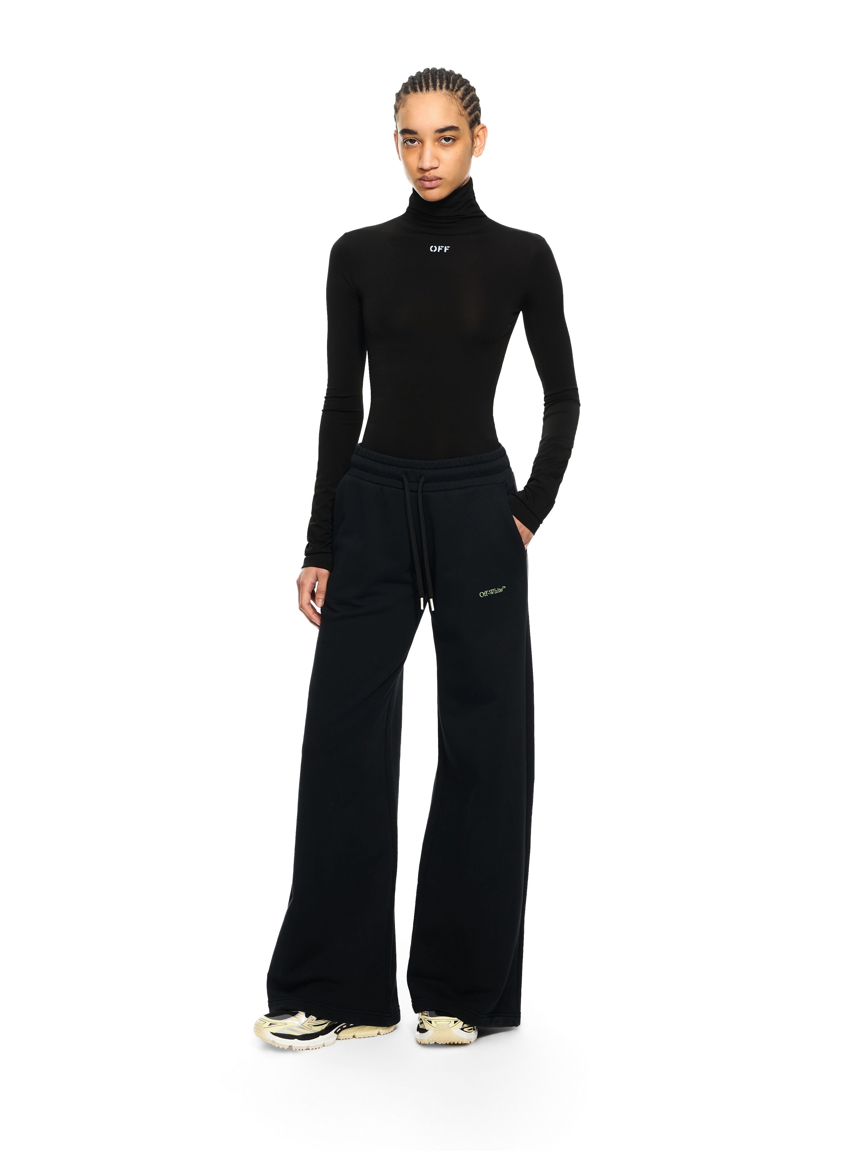 Off Stamp Second Skin Long-Sleeved Turtleneck OFF WHITE Off Stamp Second Skin Long-Sleeved Turtleneck Black-White 2AD122C99JER004