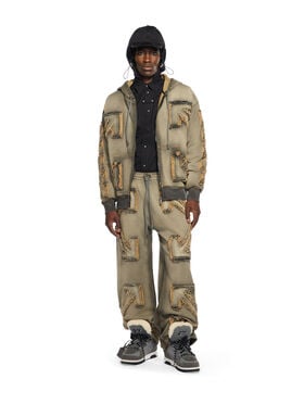 OFF WHITE Arrow Distr Den Jogger BLACK TEAL - BLACK TEAL OMYB01DW25DEN002