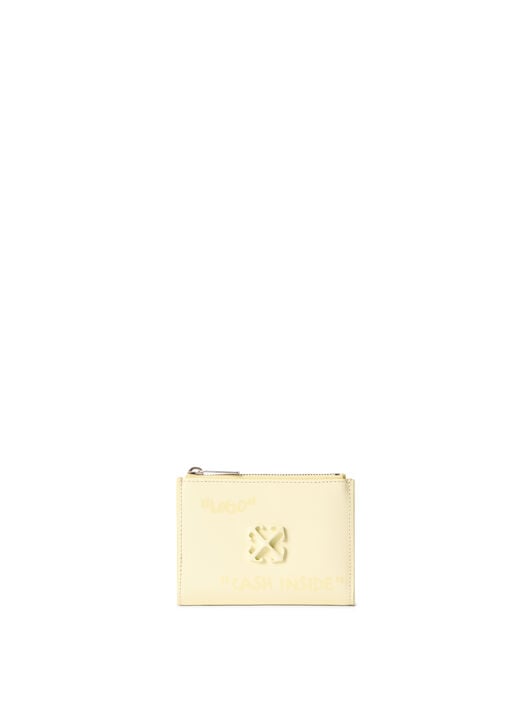 Jitney Quote Zip Bifold Wallet OFF WHITE Jitney Quote Zip Bifold Wallet DOUBLE CREAM - DOUBLE CREAM OWNC072F25LEA002