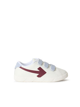 OFF WHITE End Of Play Strap Sneakers WHITE/DARK BROWN OF06455201