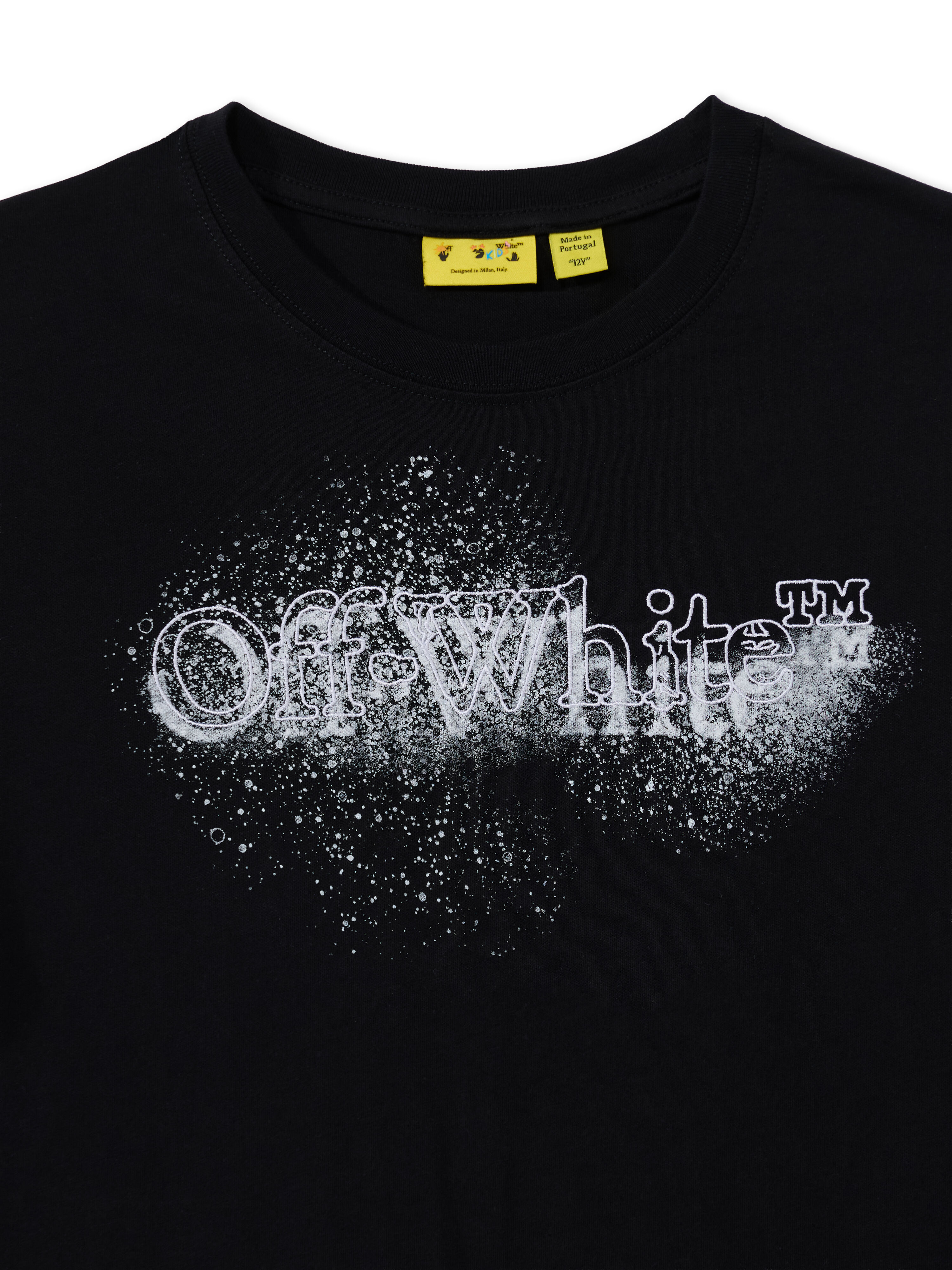 OFF WHITE Arrow Spray T-Shirt BLACK 44BAA002F26J00E