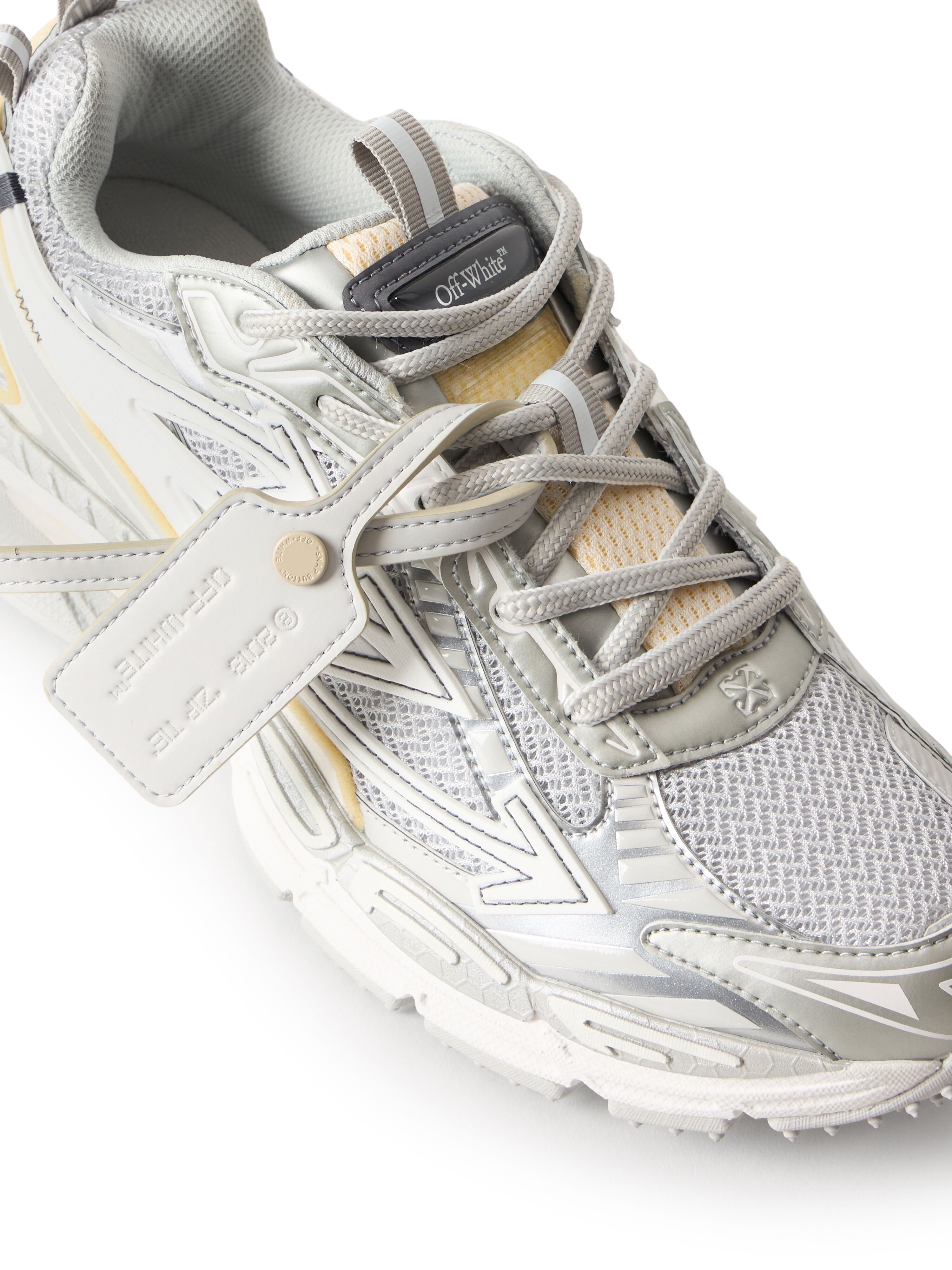 OFF WHITE Be Right Back Sneakers GREY - SILVER OWIA289C99FAB001