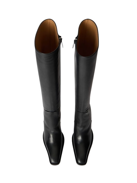 For Walking Loop Boots OFF WHITE For Walking Loop Boots BLACK -BLACK OWIE04LF25LEA001