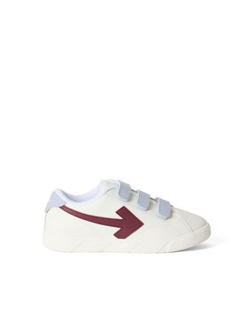 OFF WHITE End Of Play Strap Sneakers WHITE/DARK BROWN OF06430201