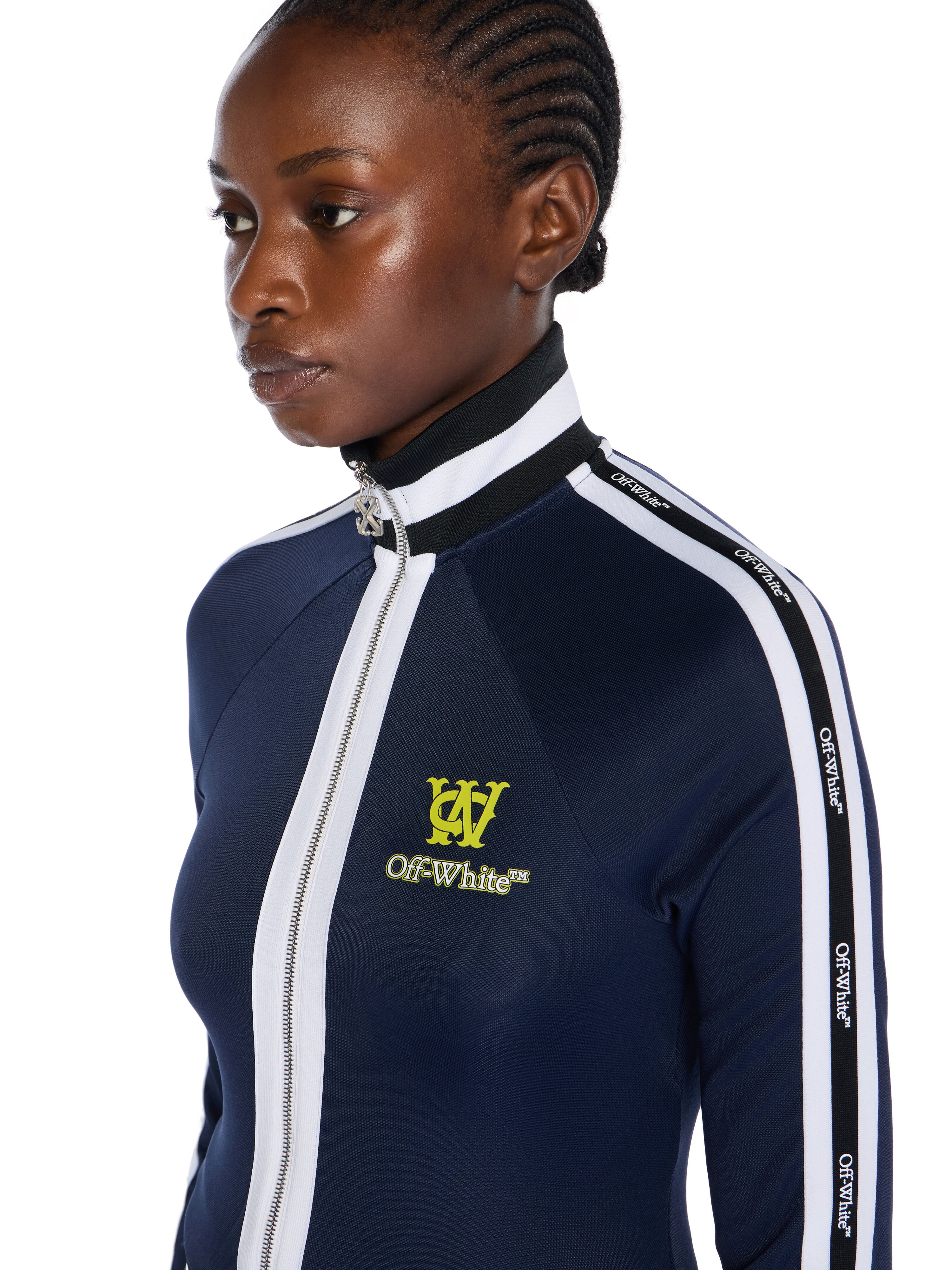 Track Top Serena Jacket OFF WHITE Track Top Serena Jacket BLUE IRIS-LIME OWBD006F25JER001