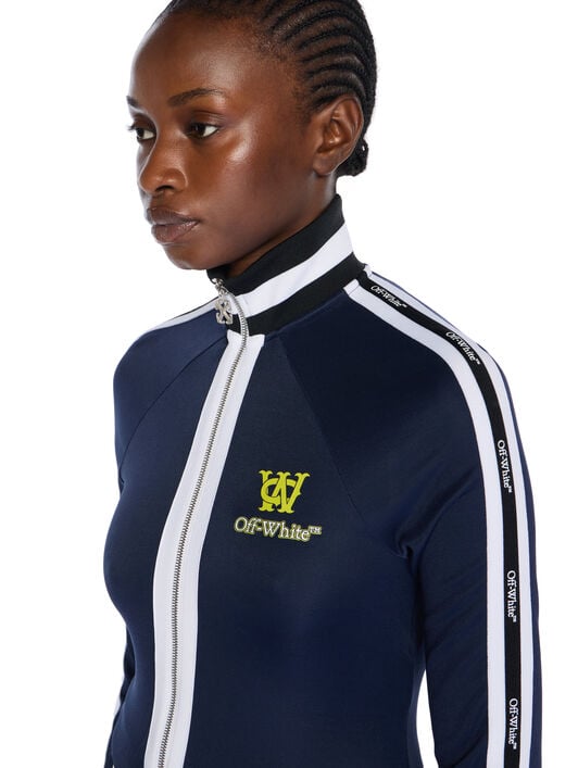 Track Top Serena Jacket OFF WHITE Track Top Serena Jacket BLUE IRIS-LIME OWBD006F25JER001