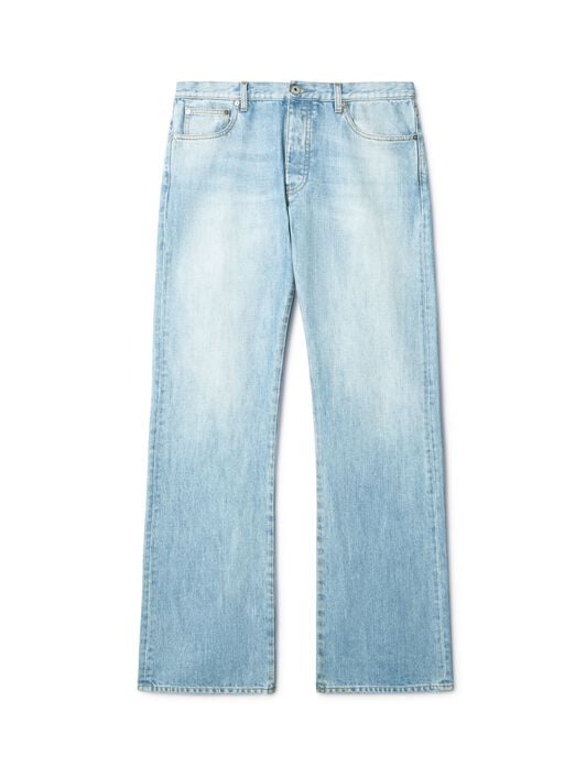 Blaue Diagonal Fresco Jeans OFF WHITE Blaue Diagonal Fresco Jeans BLAU OMYA18JS25DEN001