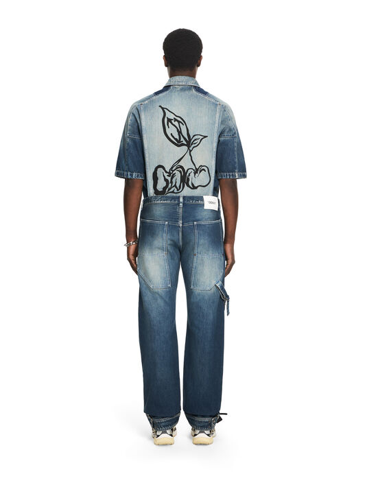 Cherry Diagonal Twist Stack Jeans OFF WHITE Cherry Diagonal Twist Stack Jeans HIGHLIGHTED MEDIUM 44XYA195S26D002