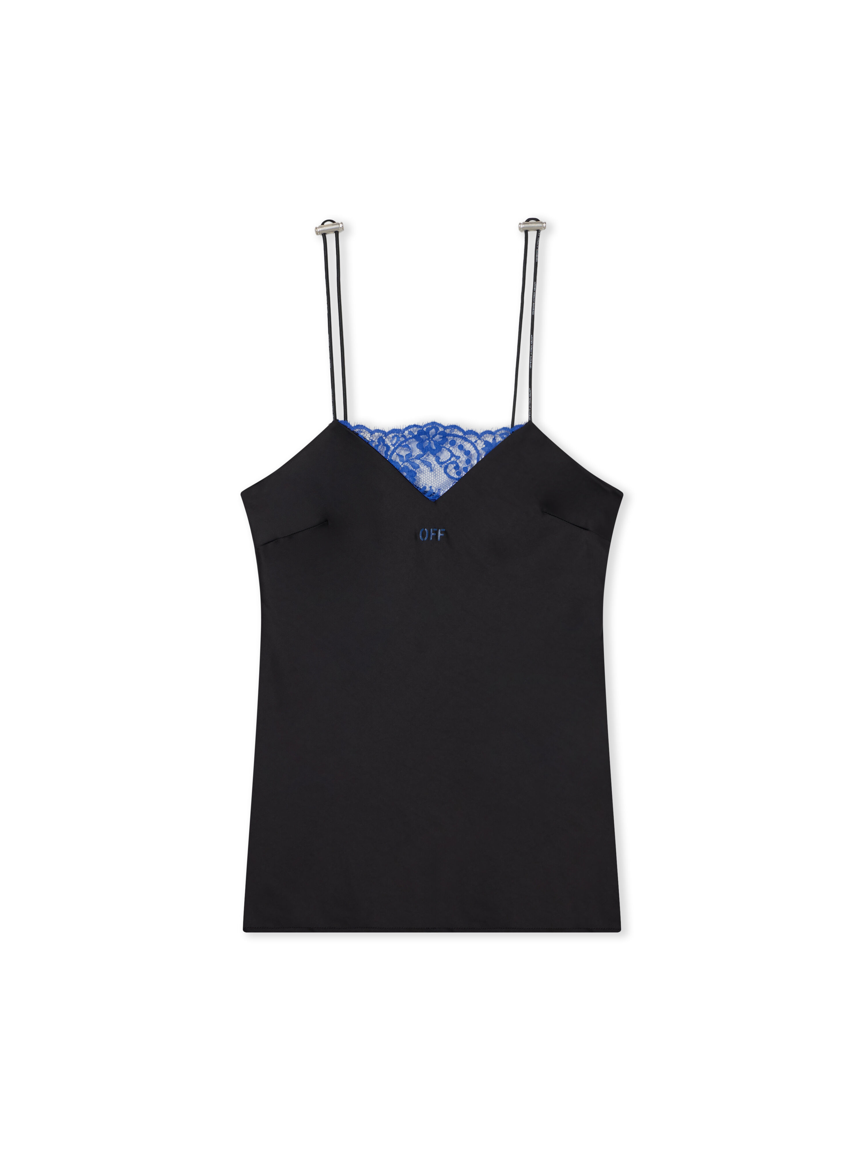 Satin Lace Slip Camisole OFF WHITE Satin Lace Slip Camisole Black Nautical Blue 2FA00869T