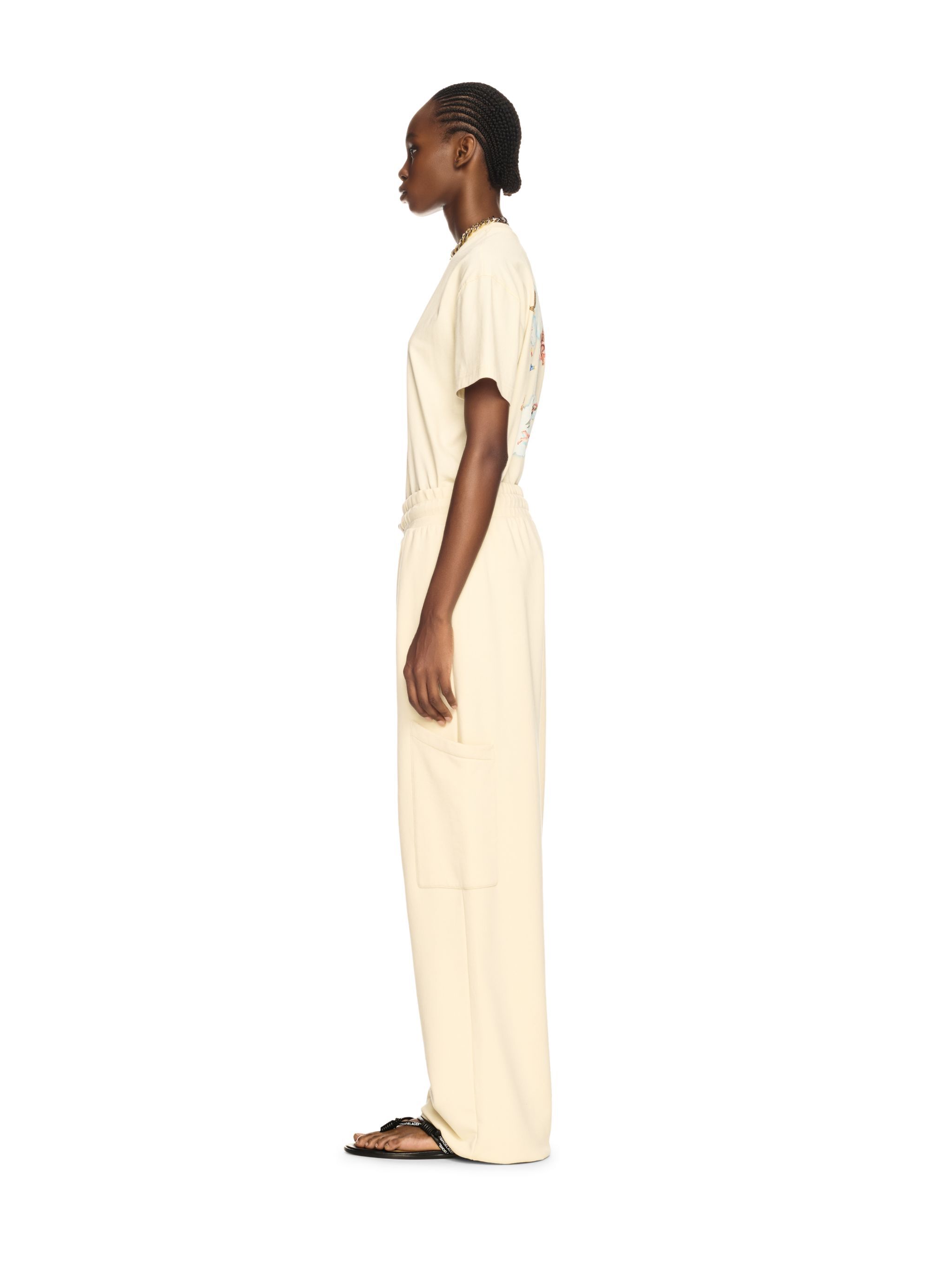 OFF WHITE White Bookish Cargo Sweatpants NEUTRALS OWCH025S25FLE002
