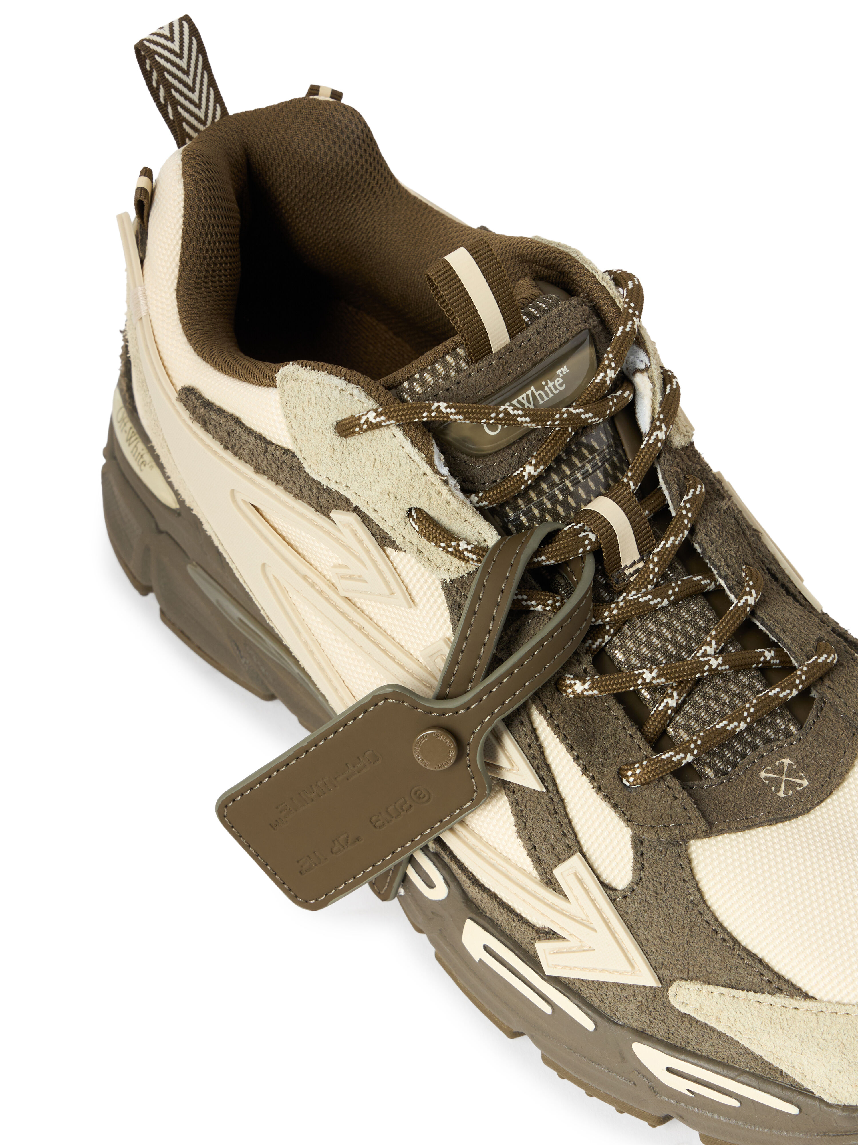 Be Right Back Sneakers in FOREST GREEN - SAND for Men | Off-White™