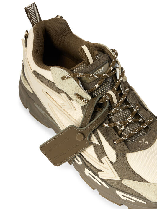 OFF WHITE Be Right Back Sneakers FOREST GREEN - SAND OMIA295F25LEA001