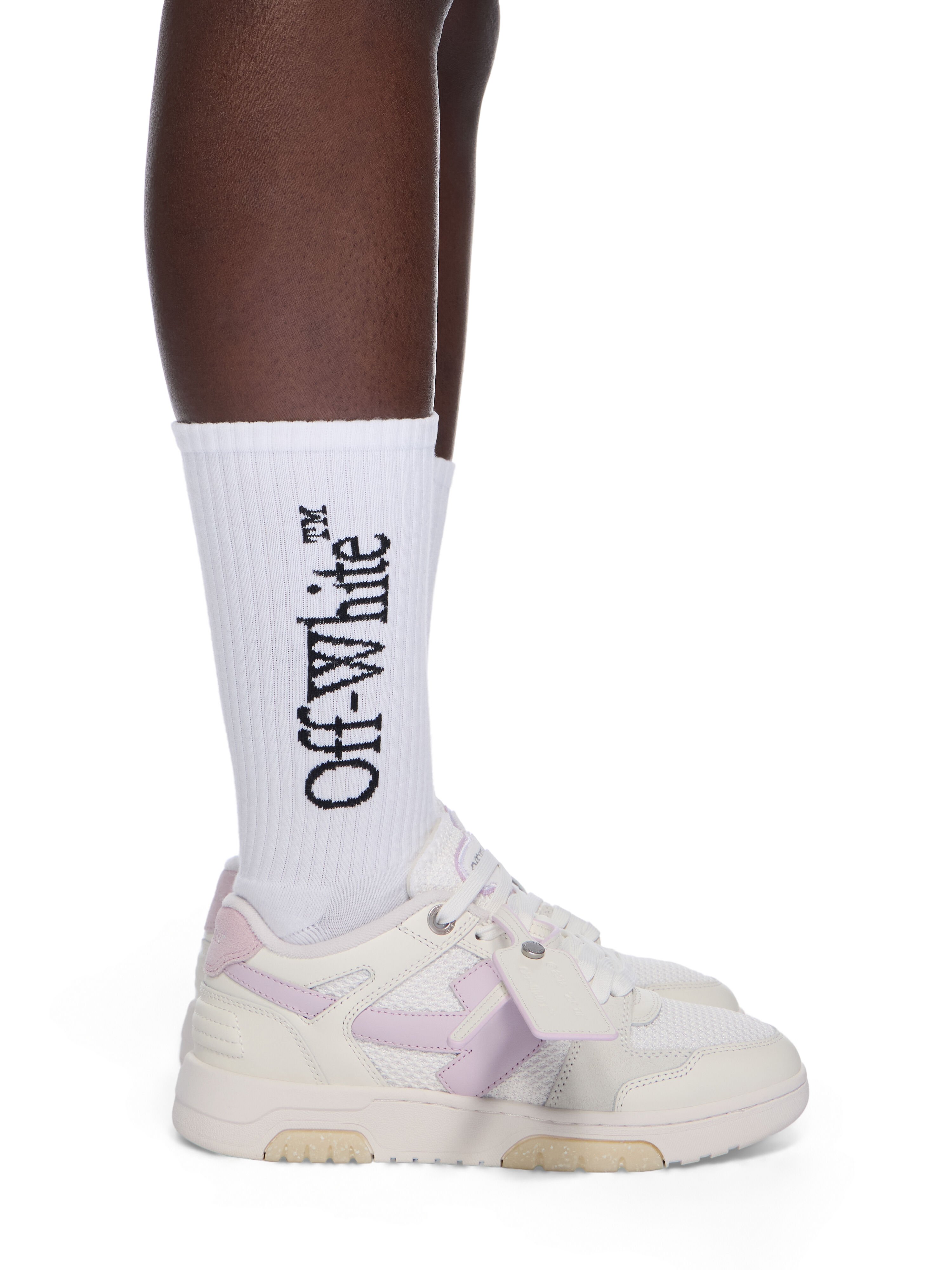Out Of Office Slim Sneakers OFF WHITE Out Of Office Slim Sneakers WHITE - LILAC OWIA276F25LEA001