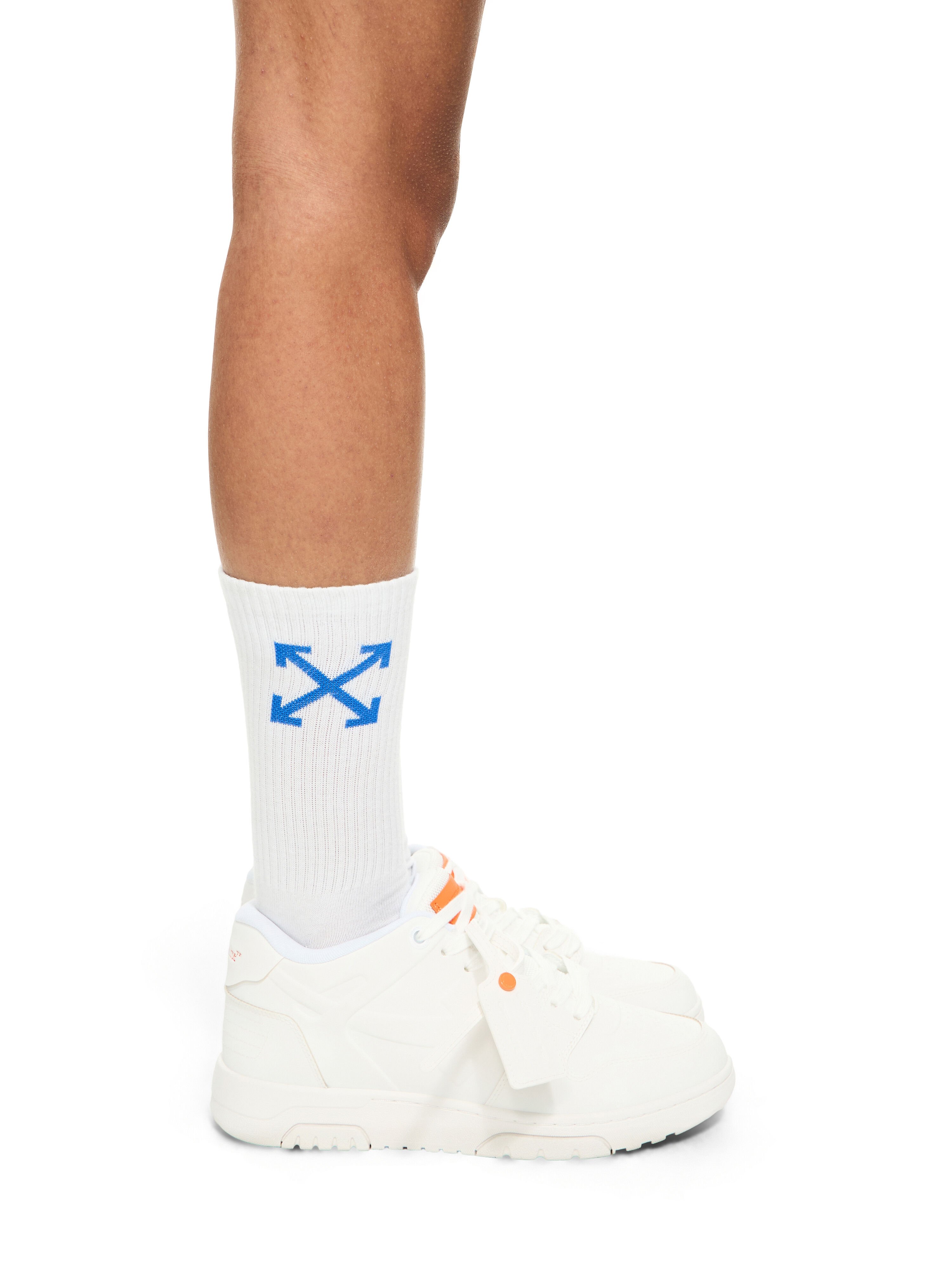 OFF WHITE Out Of Office Molded Sneakers WHITE - ORANGE OWIA259S26MAT001