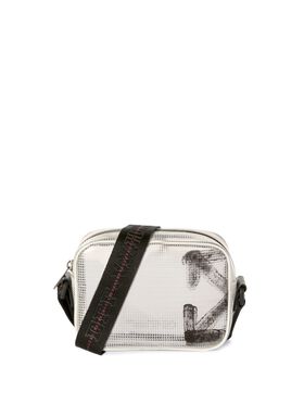 OFF WHITE Heritage Camera Bag Ripstop Transparent BLACK OMNA20LC99FAB001