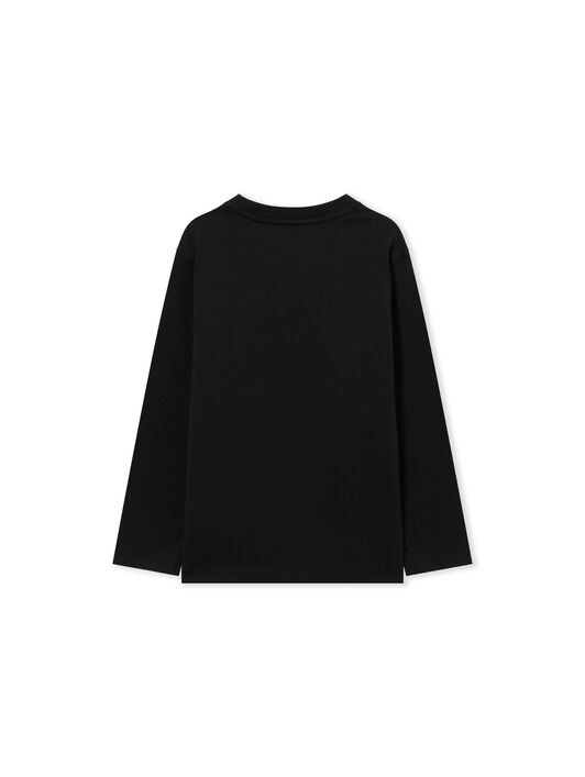 OFF WHITE Big Bookish Double Tee L/S BLACK 44BAB001S26J001