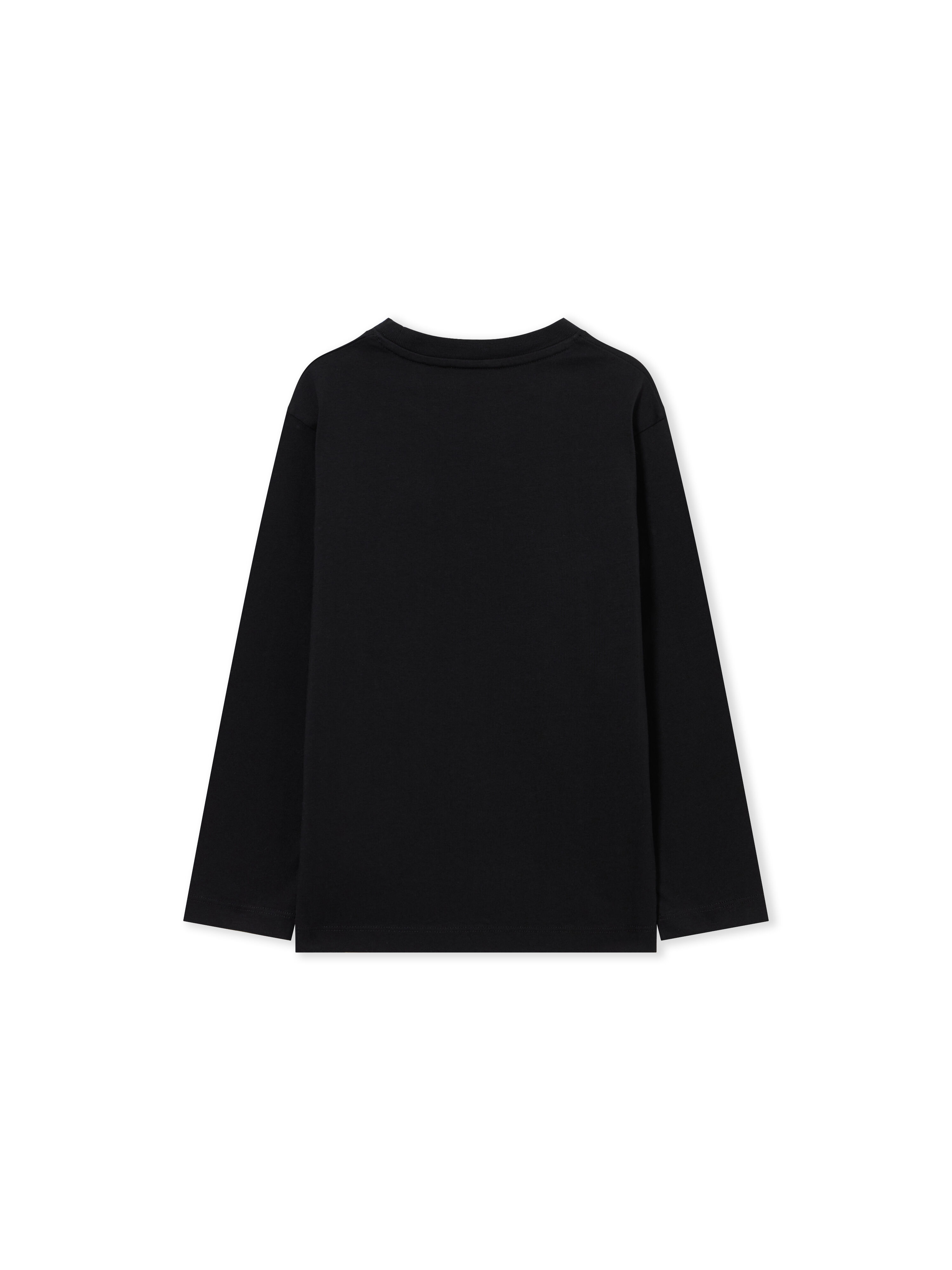 OFF WHITE Big Bookish Double Tee L/S BLACK 44BAB001S26J001