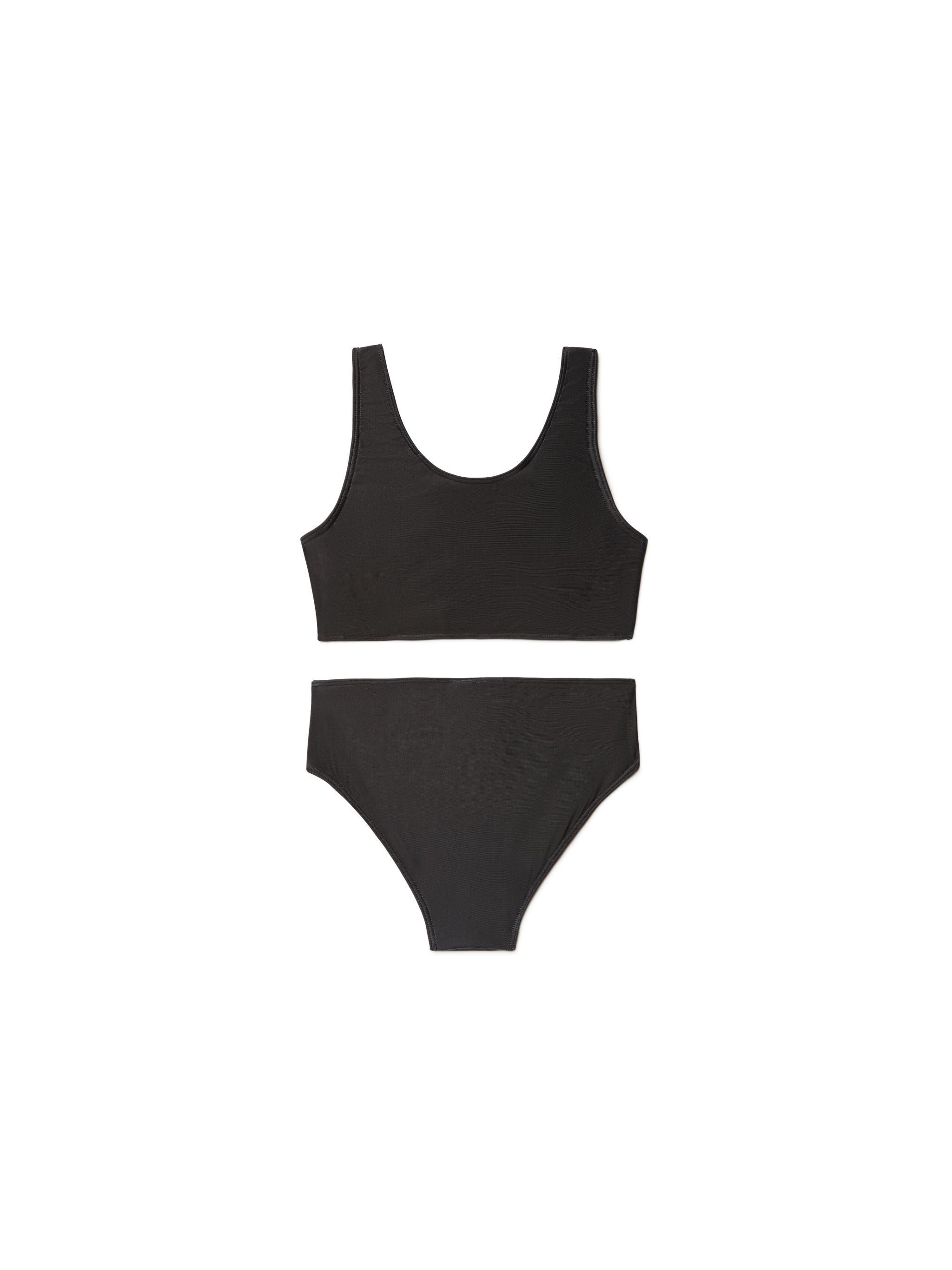 OFF WHITE Butterfly Bookish Bikini BLACK OGFA014S25JER001