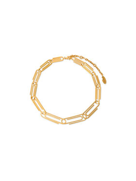 OFF WHITE Paperclip Chain Necklace SILVER - SILVER OWOB147S26MET001