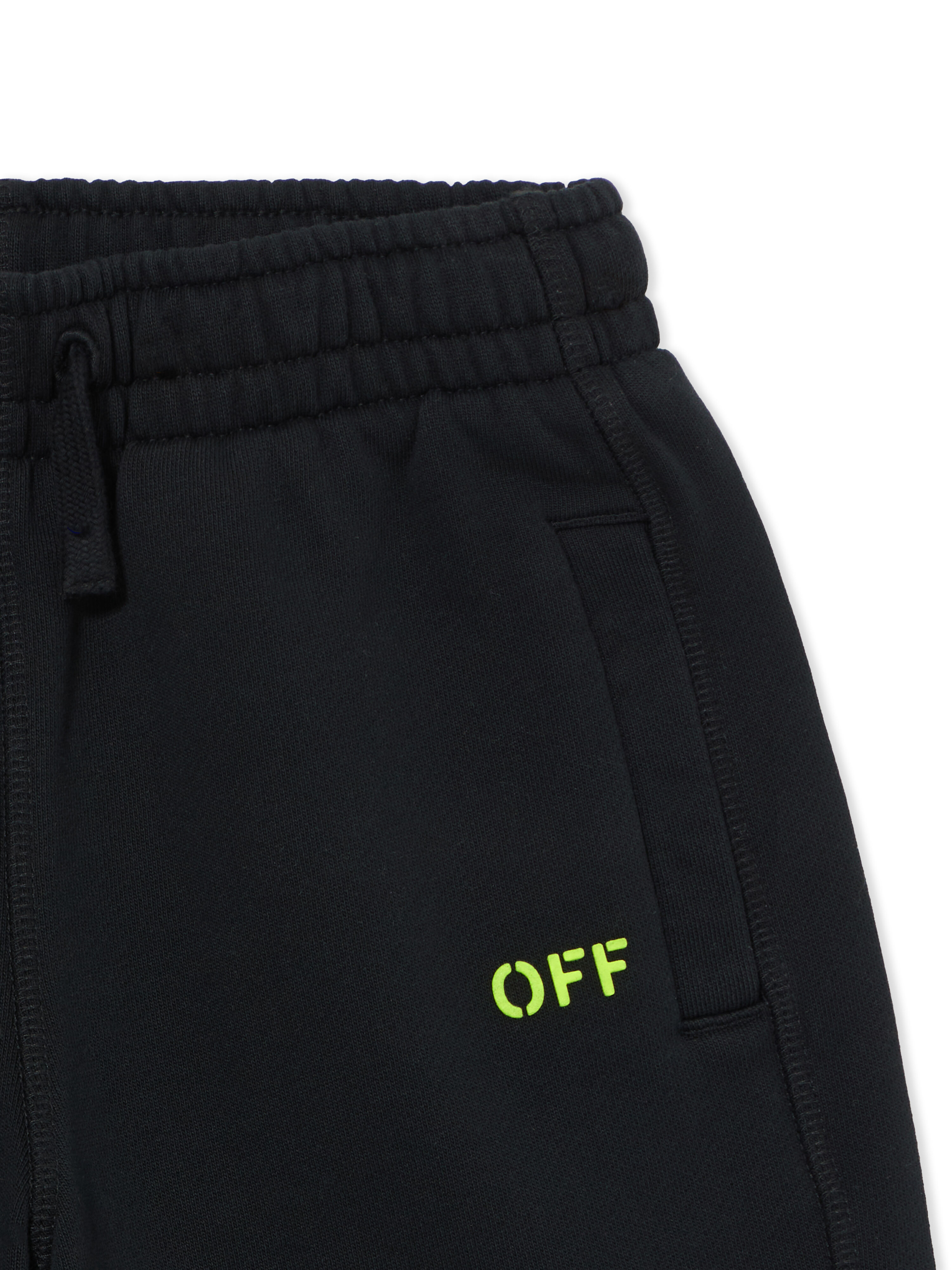 OFF WHITE Off Diag Sweatshort BLACK 44BCI001S26F002