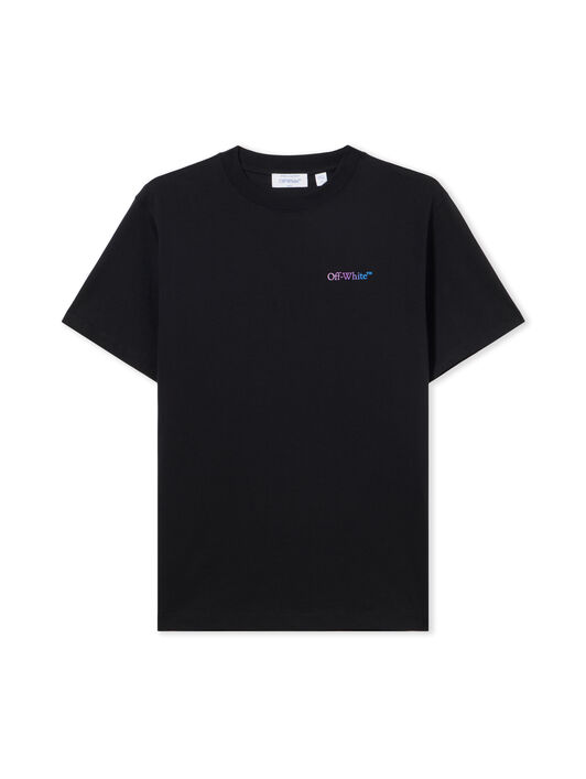 OFF WHITE Slim Fit Gradient S/S T-Shirt BLACK 44OWOS26T052
