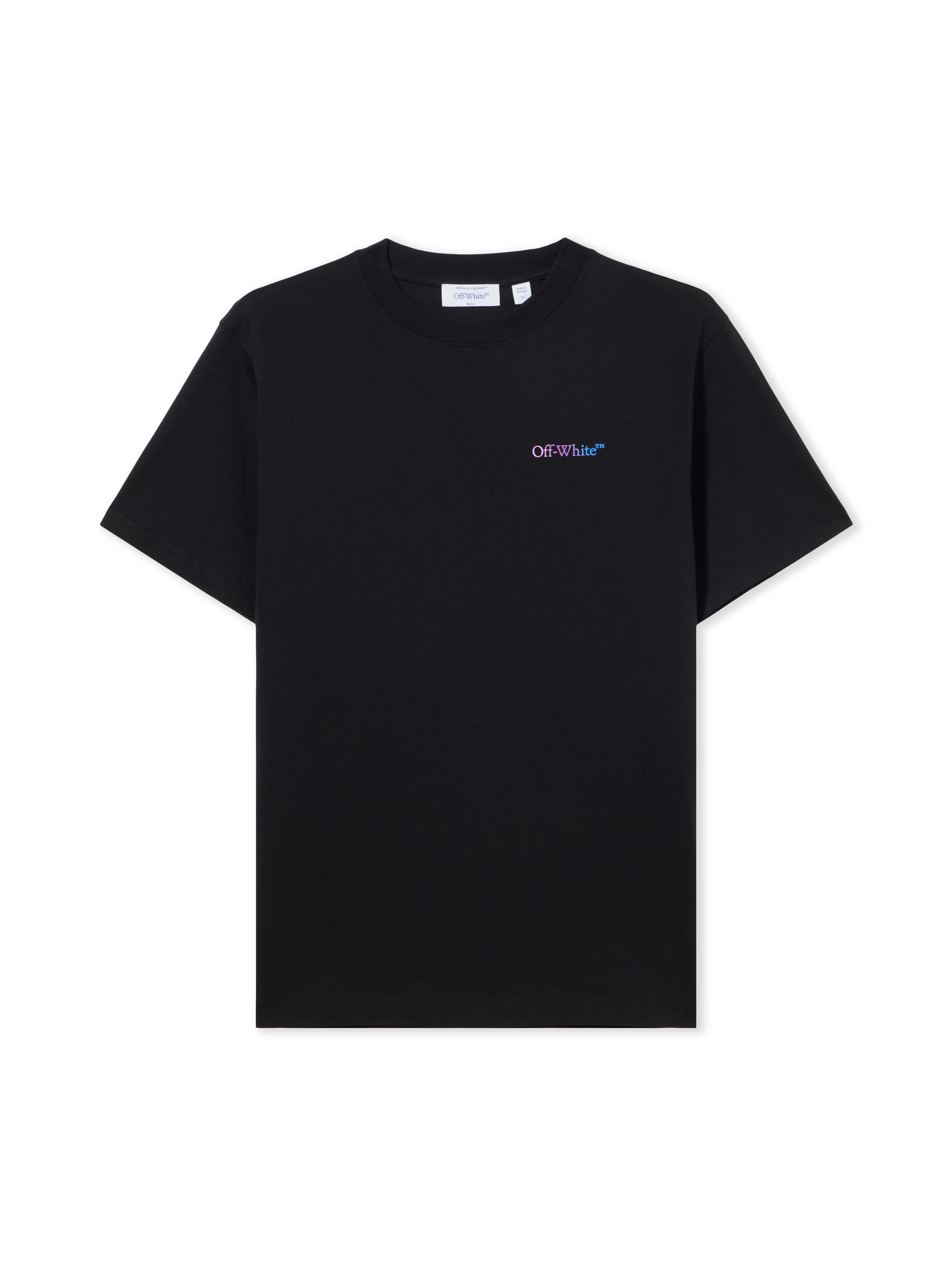 OFF WHITE Slim Fit Gradient S/S T-Shirt BLACK 44OWOS26T052