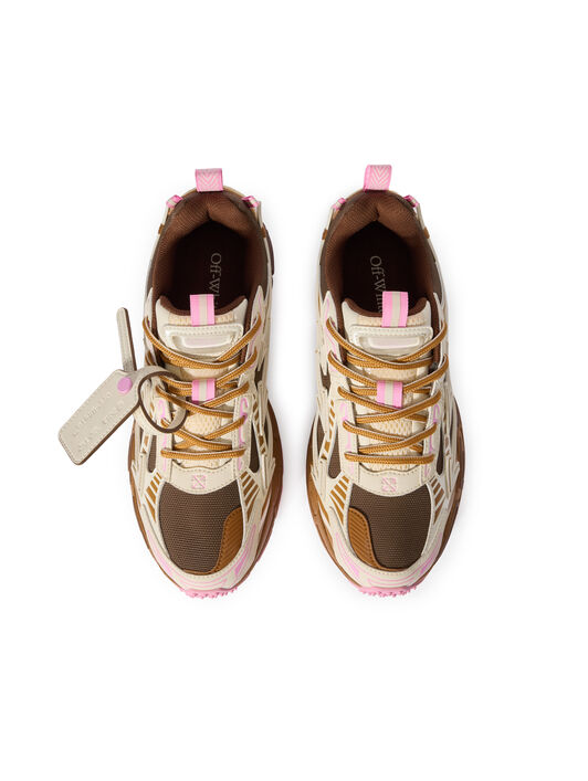 OFF WHITE Be Right Back Sneakers DARK BROWN - ROSE PINK OWIA289F25FAB002