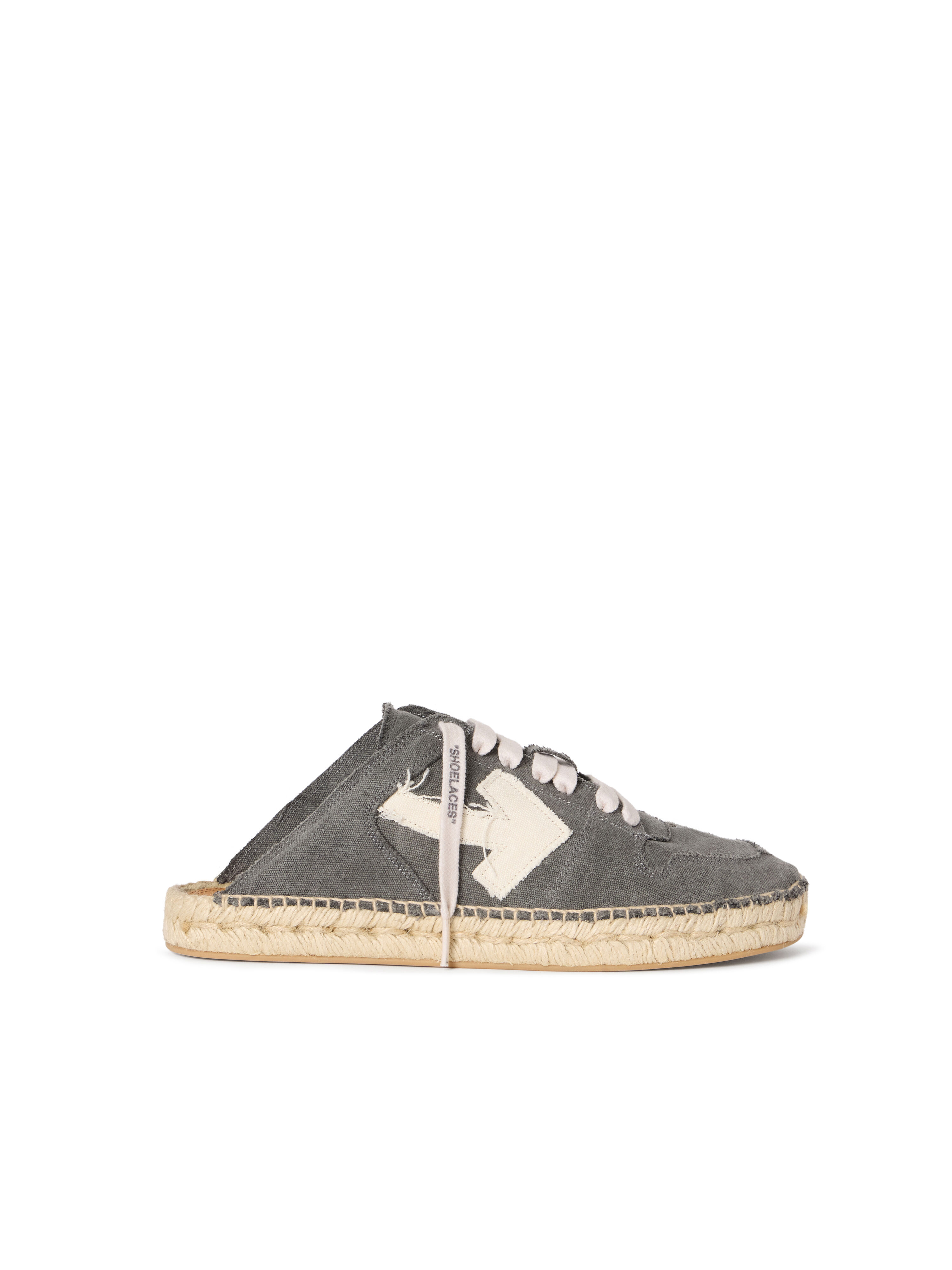OFF WHITE Arrow Espadrillas BLACK/WHITE OMIB00AS26FAB001
