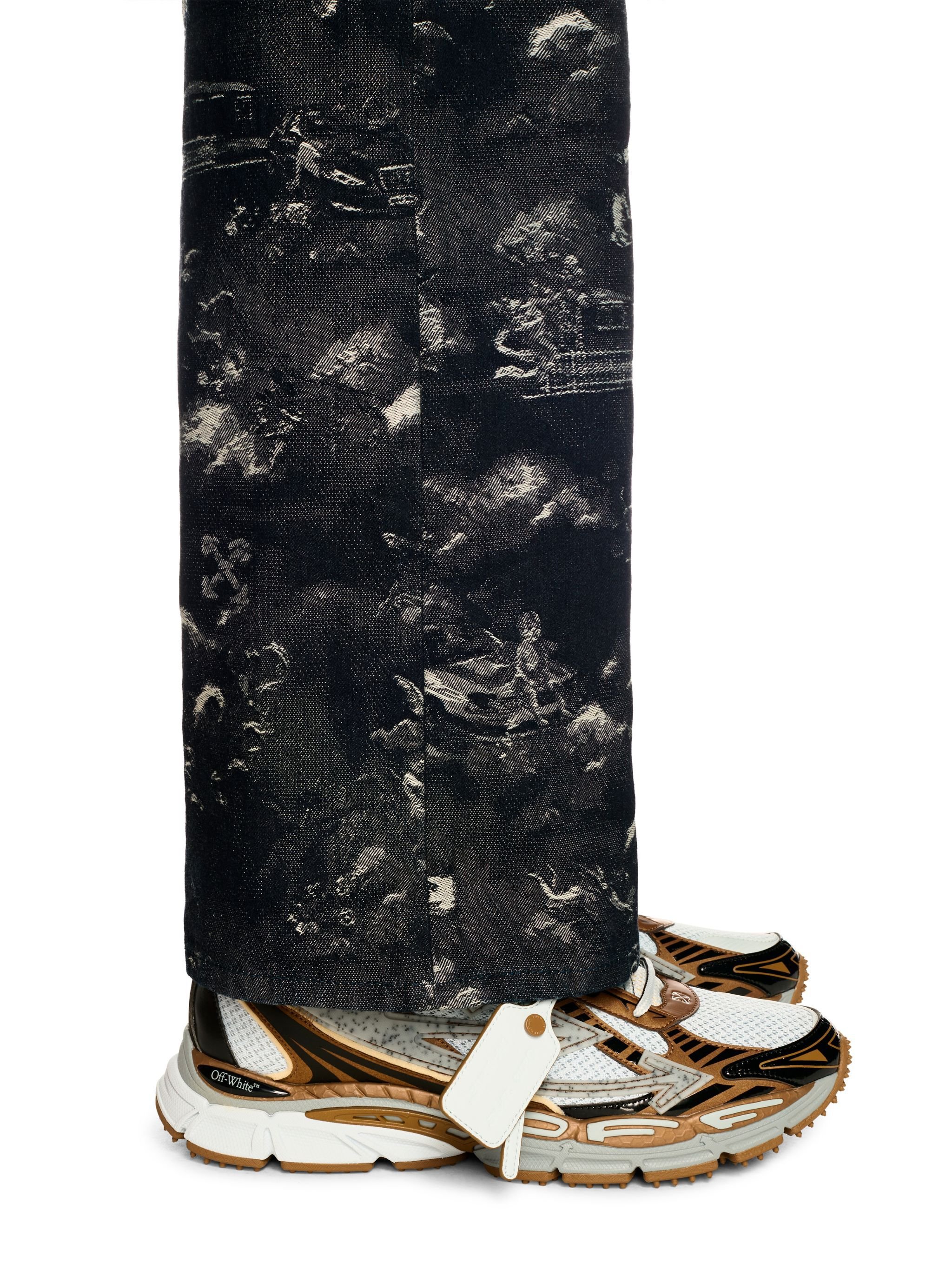 OFF WHITE Sneakers Be Right Back Argento/Bronzo MARRONE OMIA295S25FAB004