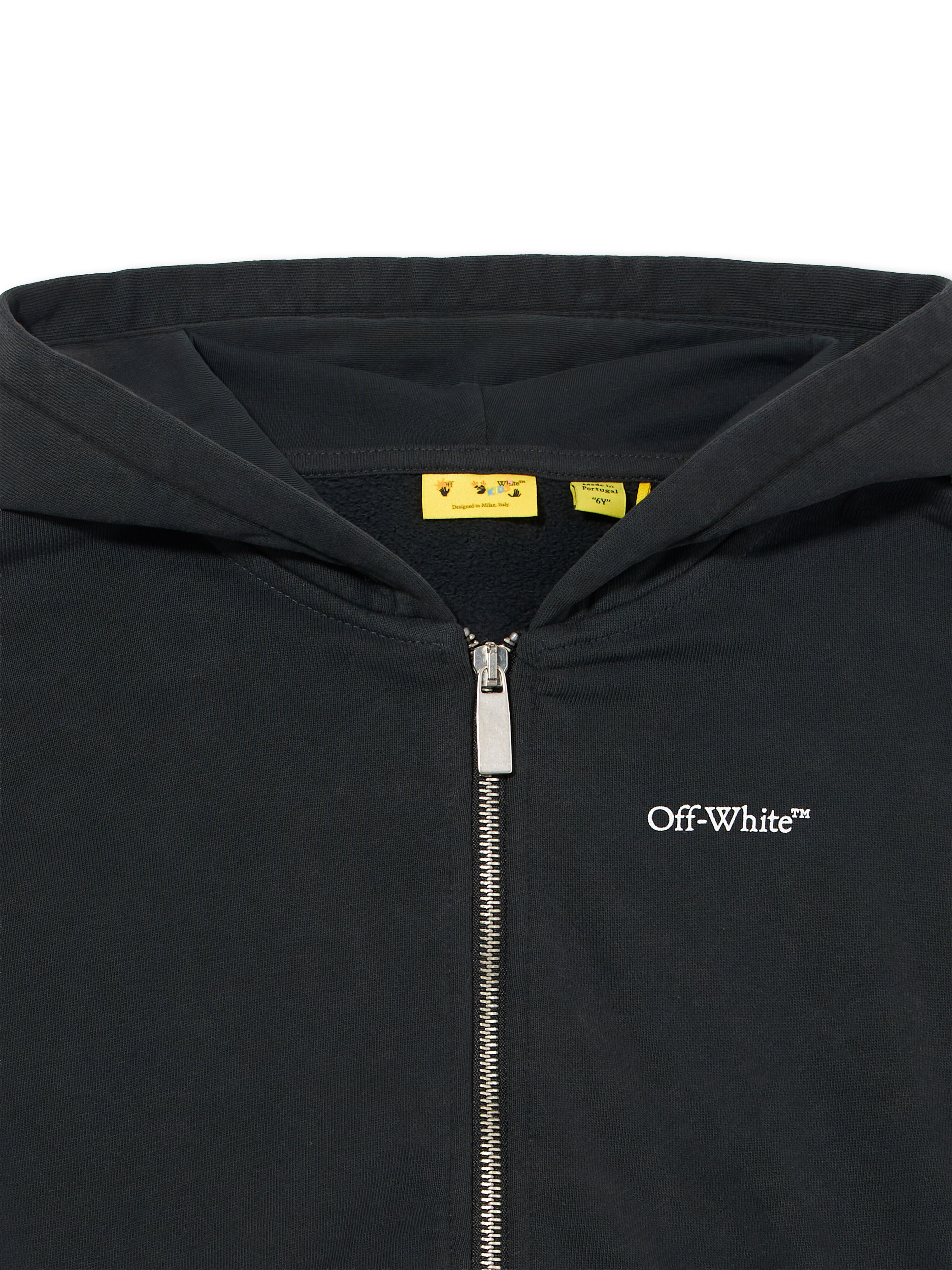 Arrow Monogram Zip-Up Hoodie OFF WHITE Arrow Monogram Zip-Up Hoodie BLACK 44BBE001F26F004