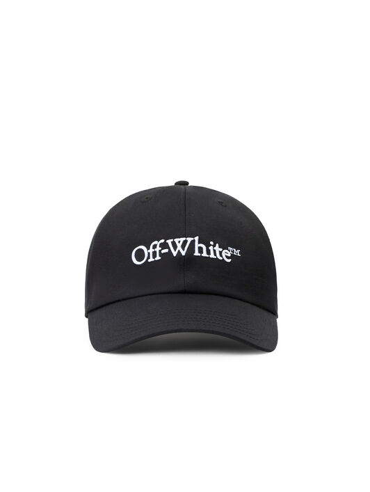 Bookish Baseball Cap OFF WHITE Bookish Baseball Cap BLACK OW7100082