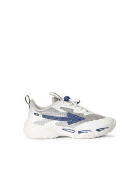 OFF WHITE "For Jumping" Sneakers WHITE - NAVY BLUE OBIA013S26FAB001