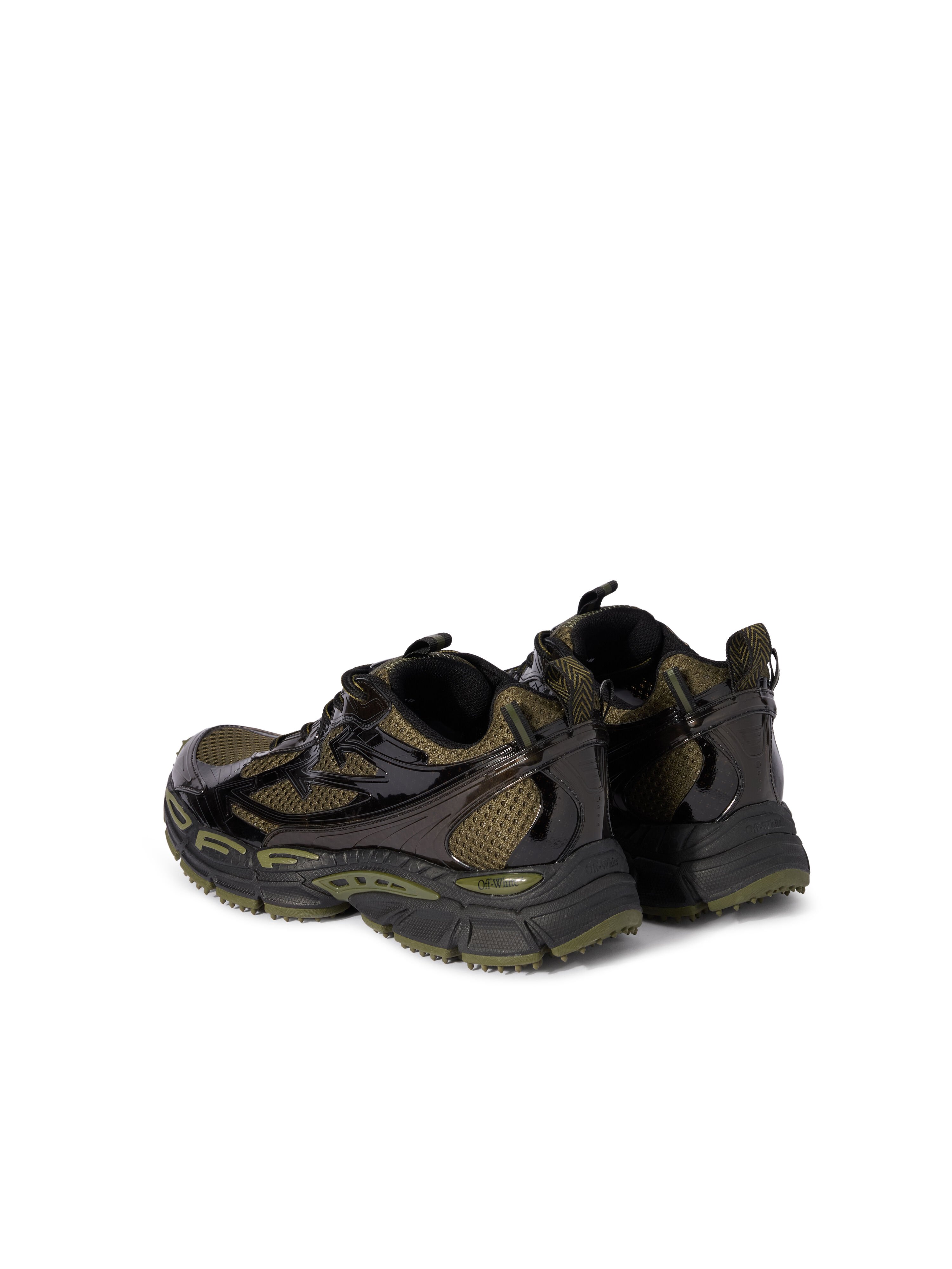 OFF WHITE Be Right Back Sneakers KAKI - BLACK OMIA295F25FAB003