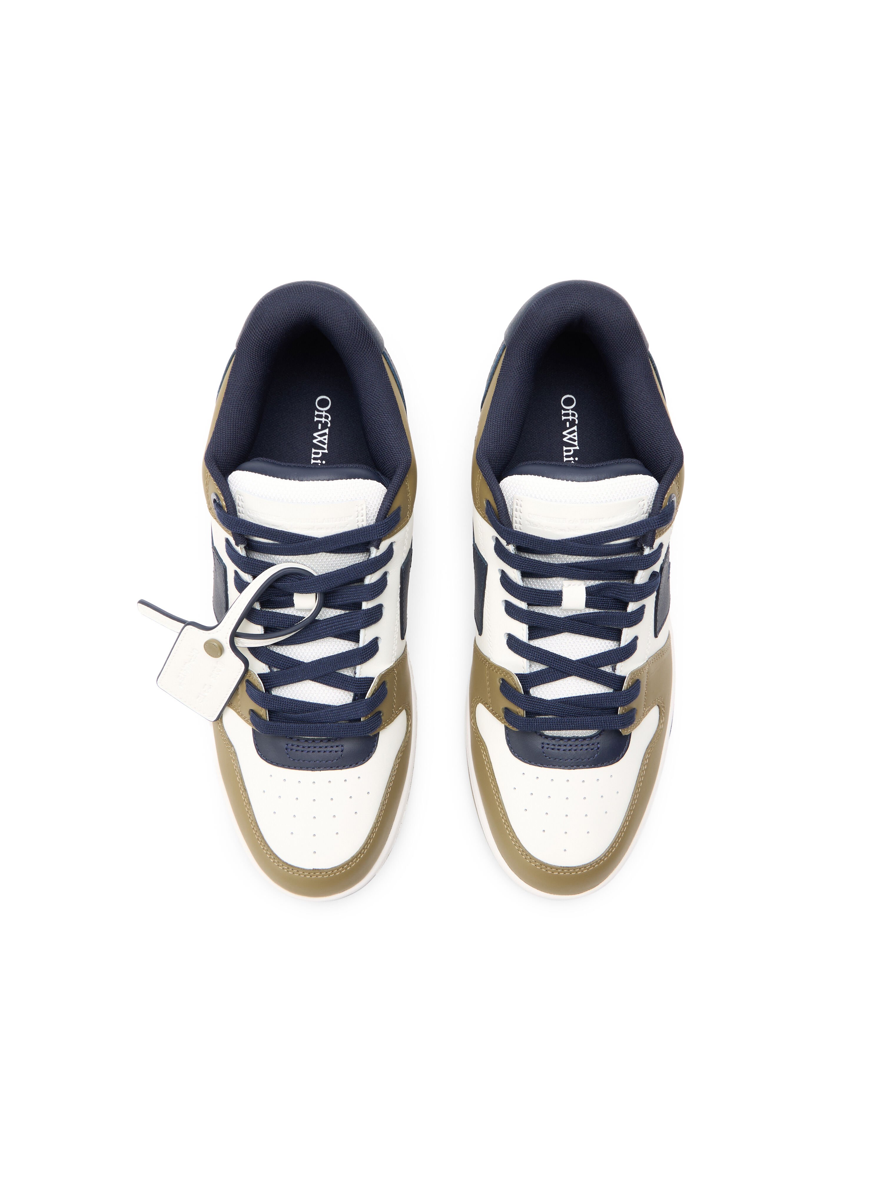 OFF WHITE Sneakers Out Of Office KAKI - DARK BLUE OMIA189S26LEA003