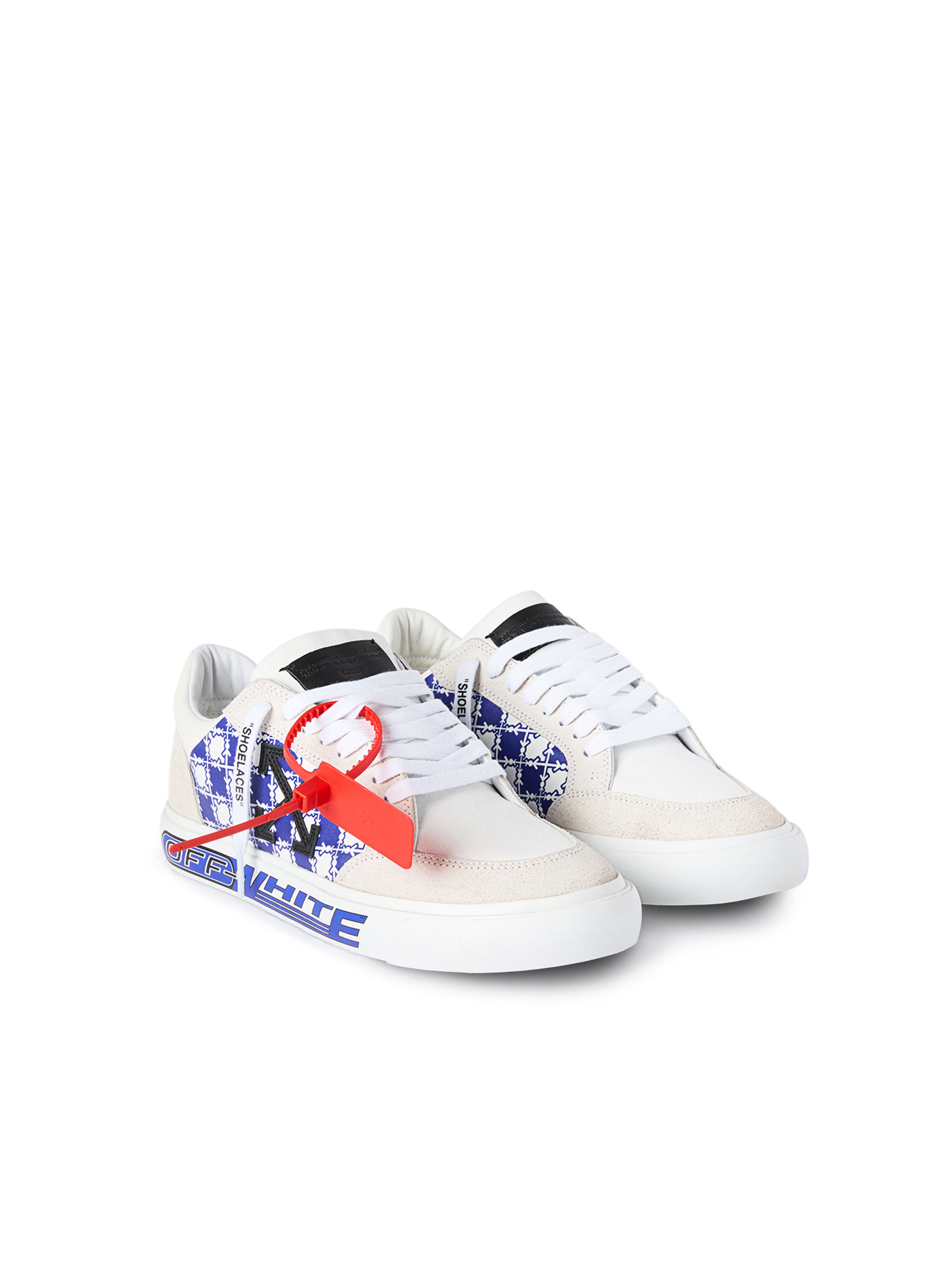Vulcanized Low Sneakers OFF WHITE Vulcanized Low Sneakers WHITE/NEO BLUE OF06007101