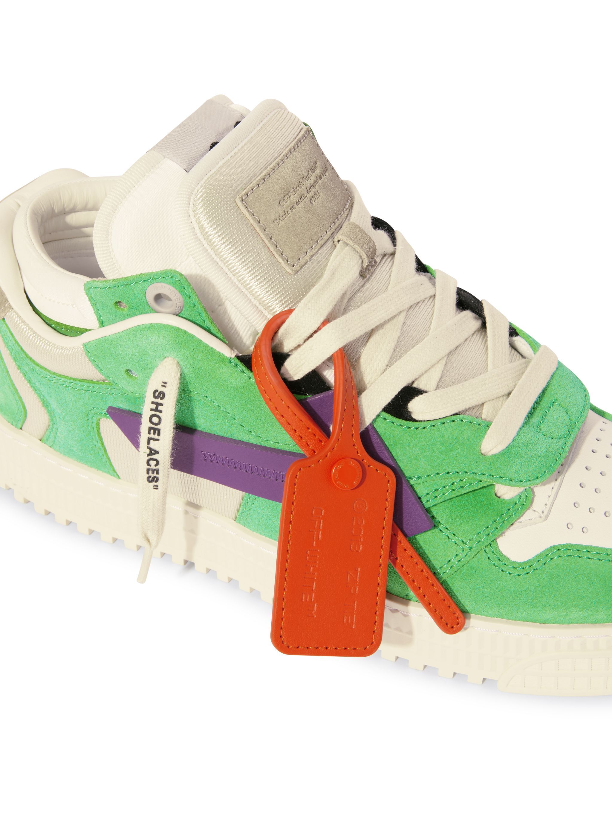 OFF WHITE Sneakers Floating Arrow Viola/Verde Prato VERDE OMIA244S25LEA002