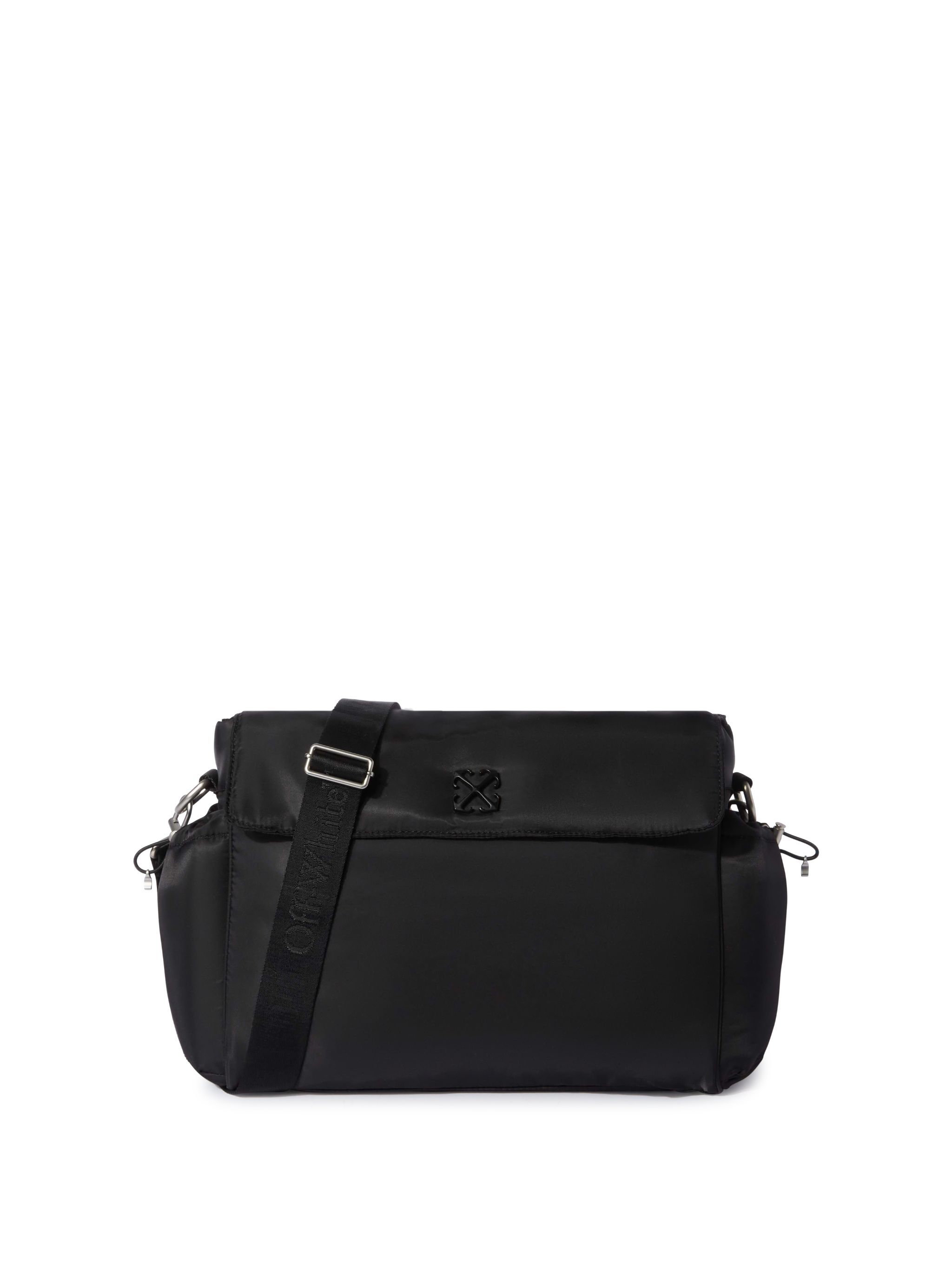 OFF WHITE Jitney Diaper Bag BLACK OBXE001C99FAB001