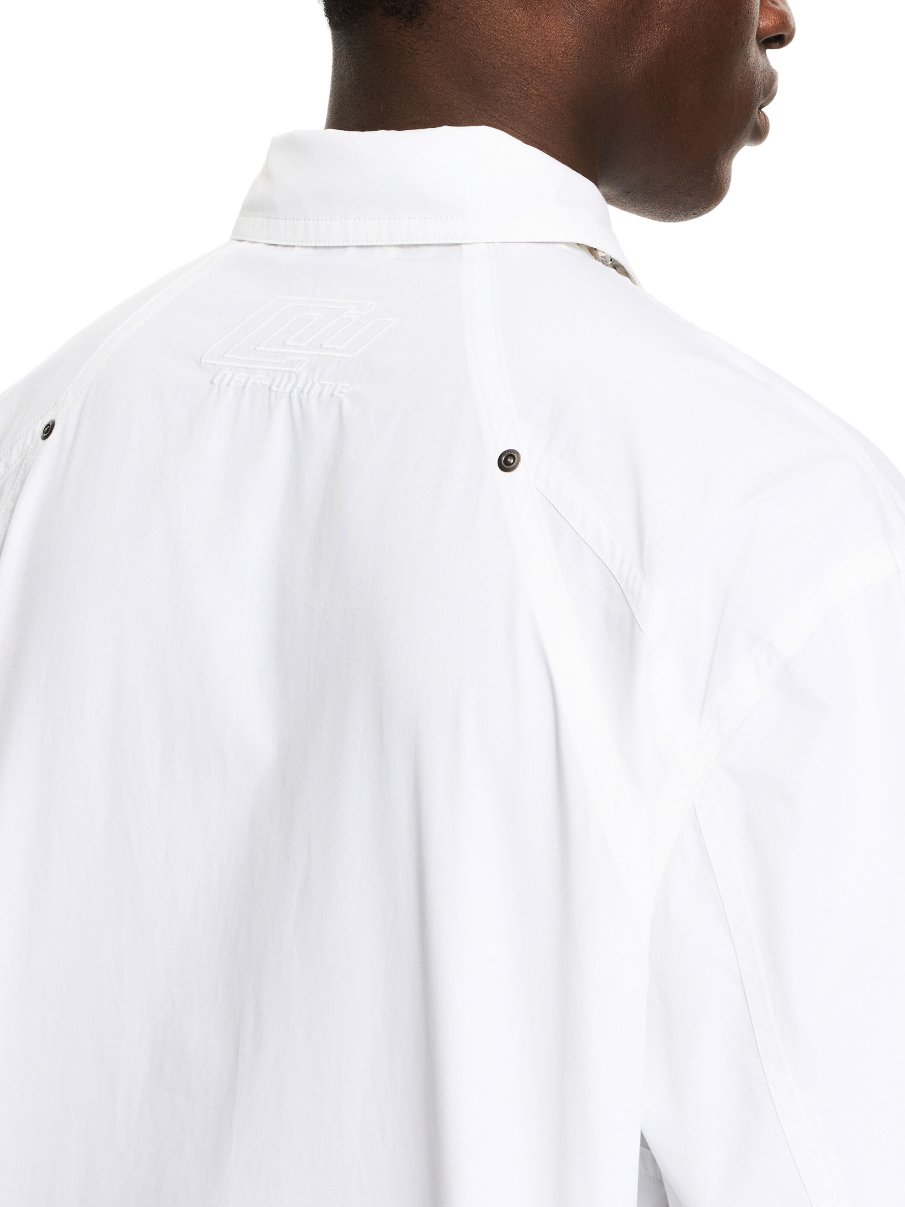 OFF WHITE OWR Sporty Bowling Shirt WHITE 44XGG01IS26F002
