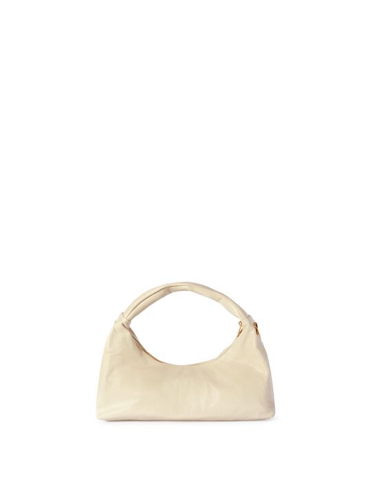OFF WHITE White Jumbo Arcade Shoulder Bag NEUTRALS OWNN189C99LEA001