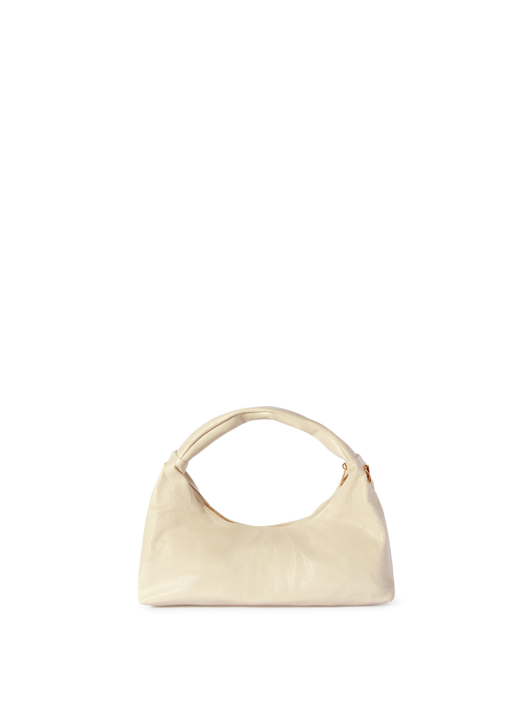 OFF WHITE White Jumbo Arcade Shoulder Bag NEUTRALS OWNN189C99LEA001