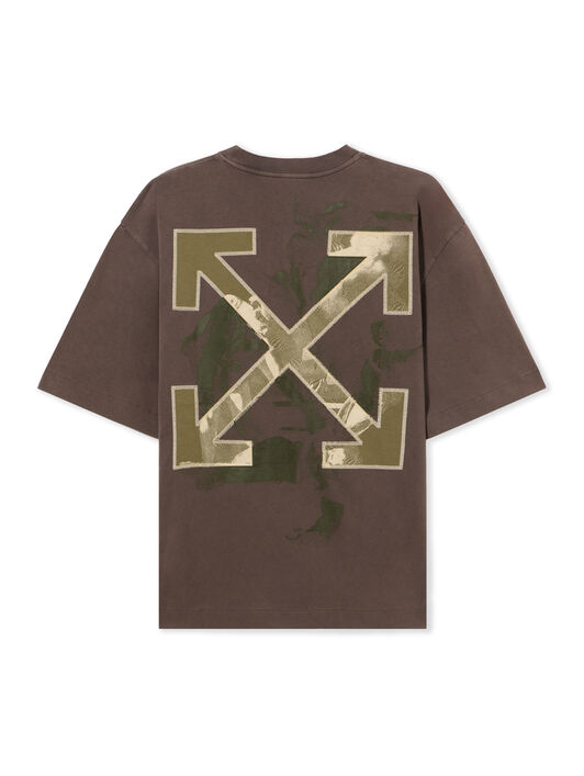 OFF WHITE Martyrdom Arrow Skate  T-Shirt VINTAGE MOLÈ - CREME BRULÉE OMAA120S25JER00I