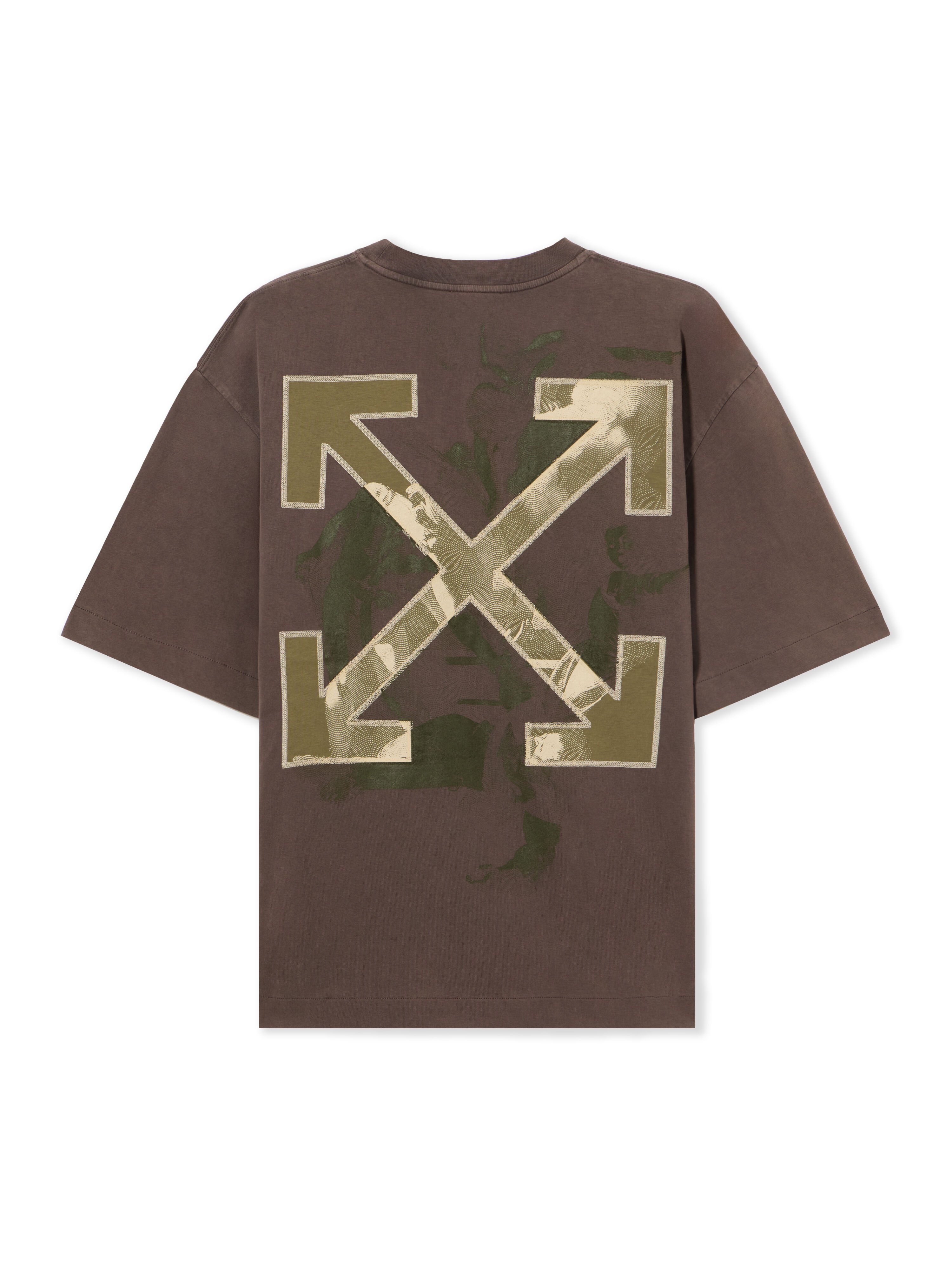 OFF WHITE Martyrdom Arrow Skate  T-Shirt VINTAGE MOLÈ - CREME BRULÉE OMAA120S25JER00I