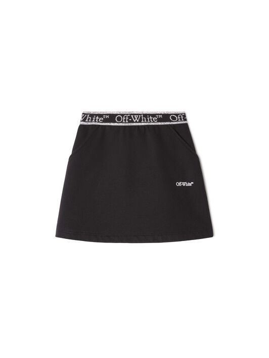 OFF WHITE Bookish Logo Band Sweat Skirt  OGCK001C99FLE003