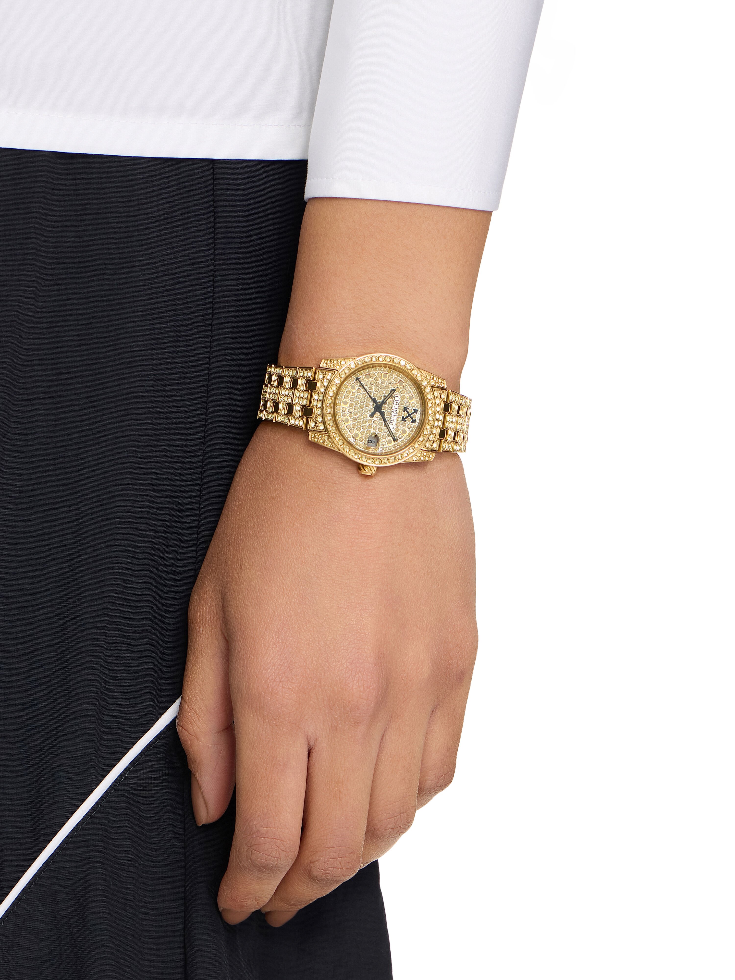 Discreet Watch OFF WHITE Discreet Watch Gold OW1L037M