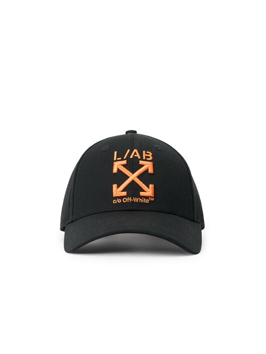 LAB L/AB Arrows Embroidered Baseball Cap BLACK/NEON ORANGE LAB7200168