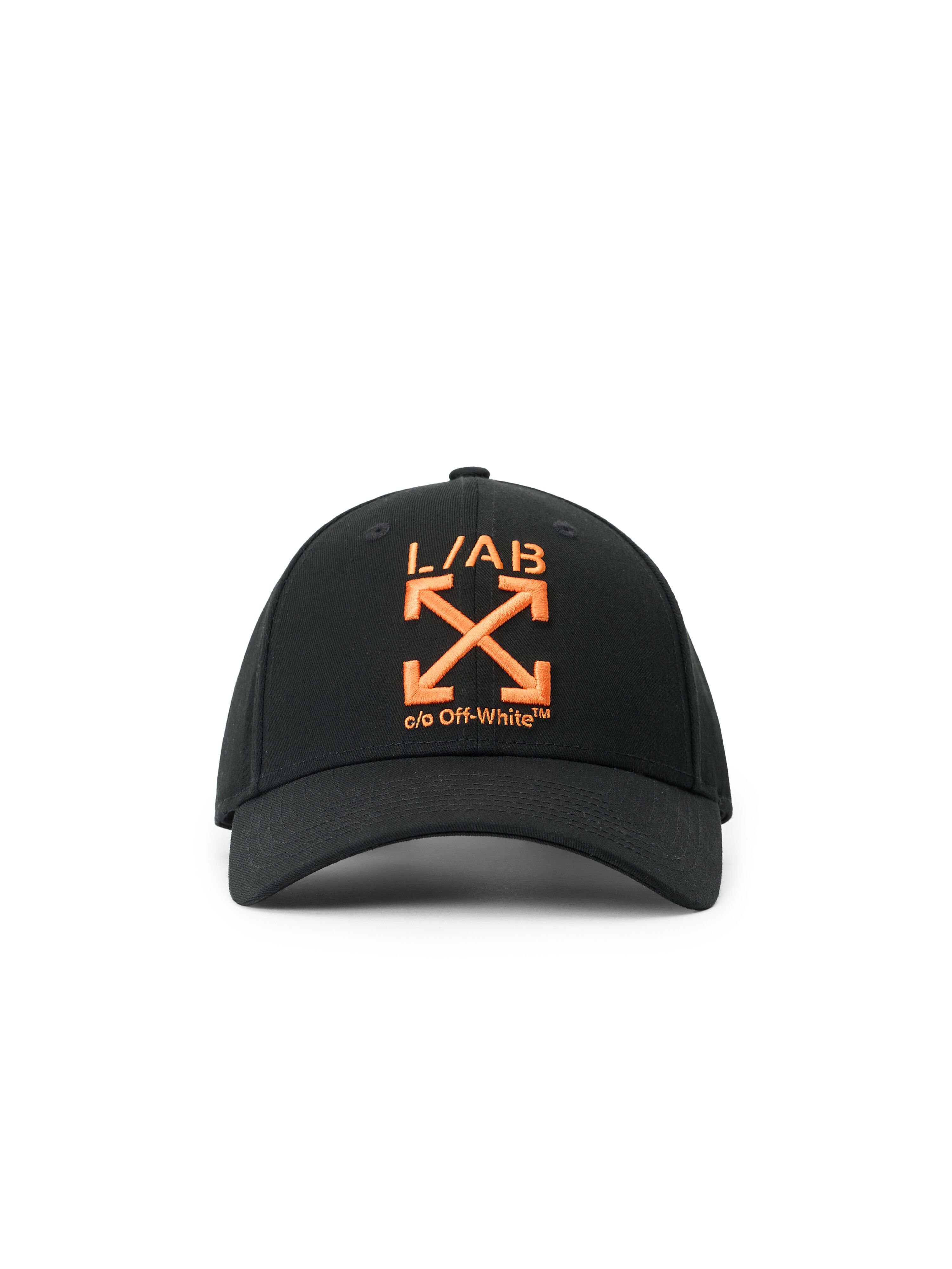 LAB L/AB Arrows Embroidered Baseball Cap BLACK/NEON ORANGE LAB7200168